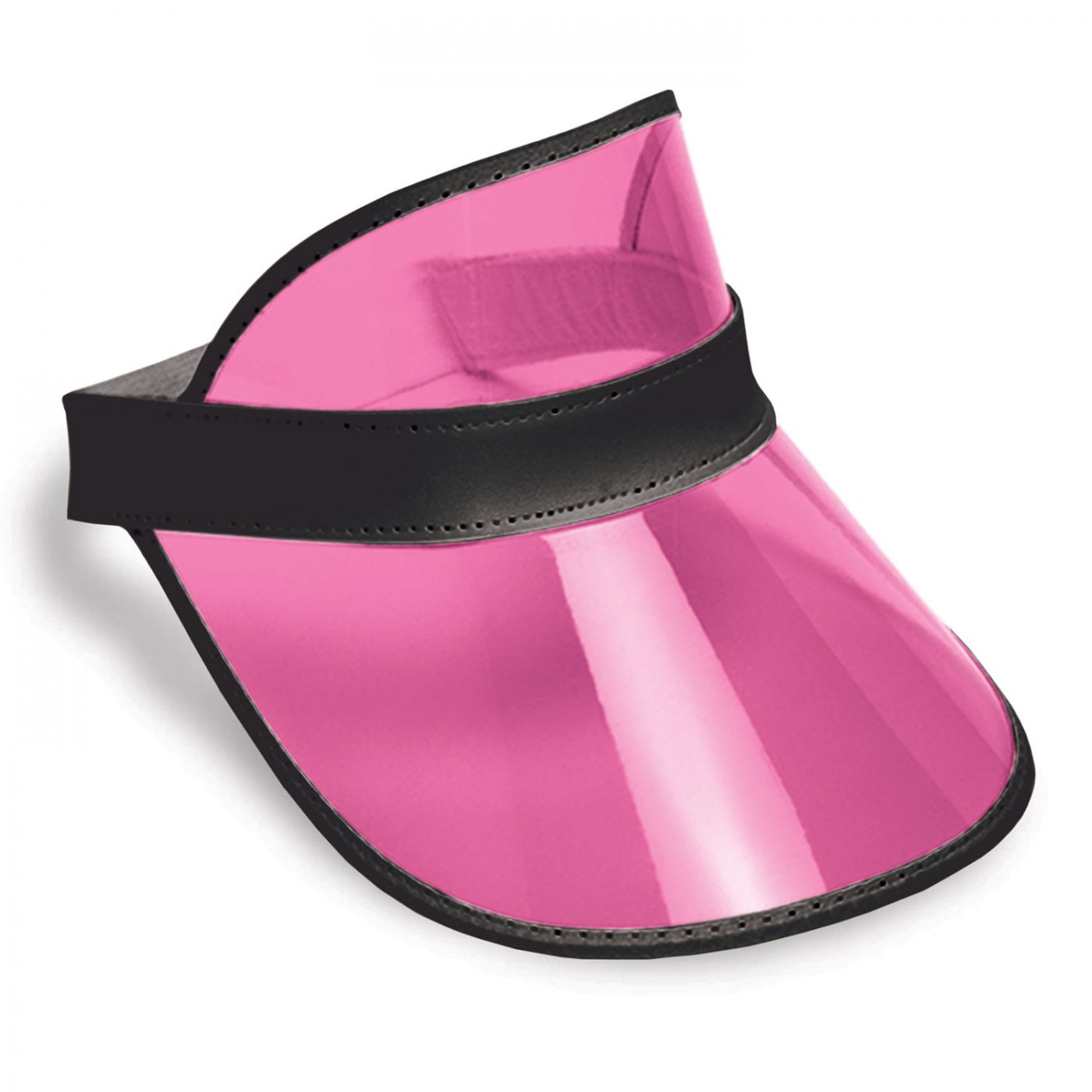 Clear Cerise Plastic Dealer's Visor (12) image