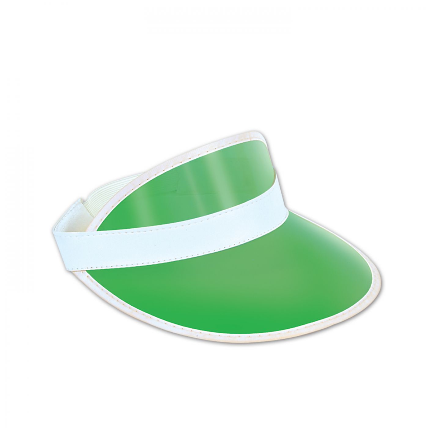 Clear Green Plastic Dealer's Visor (12) image