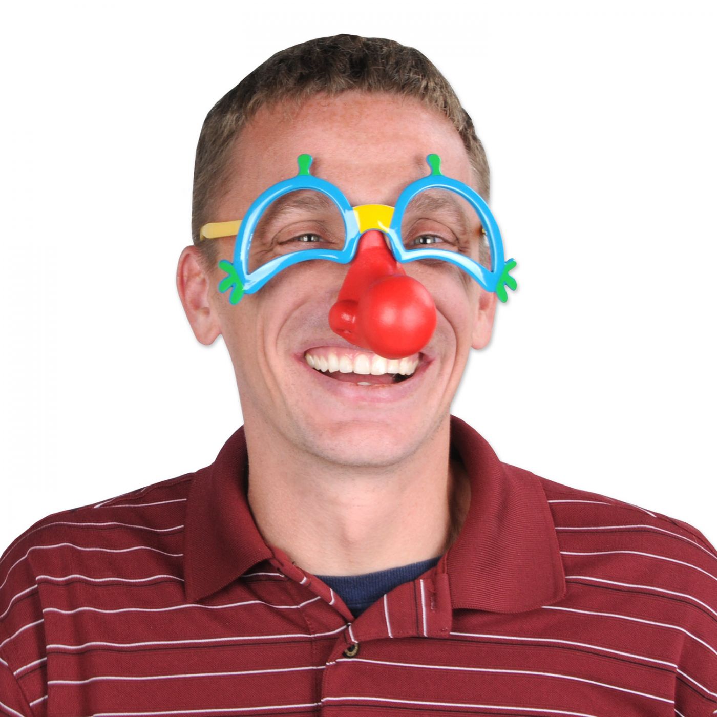 Clown Glasses w/Nose (6) image