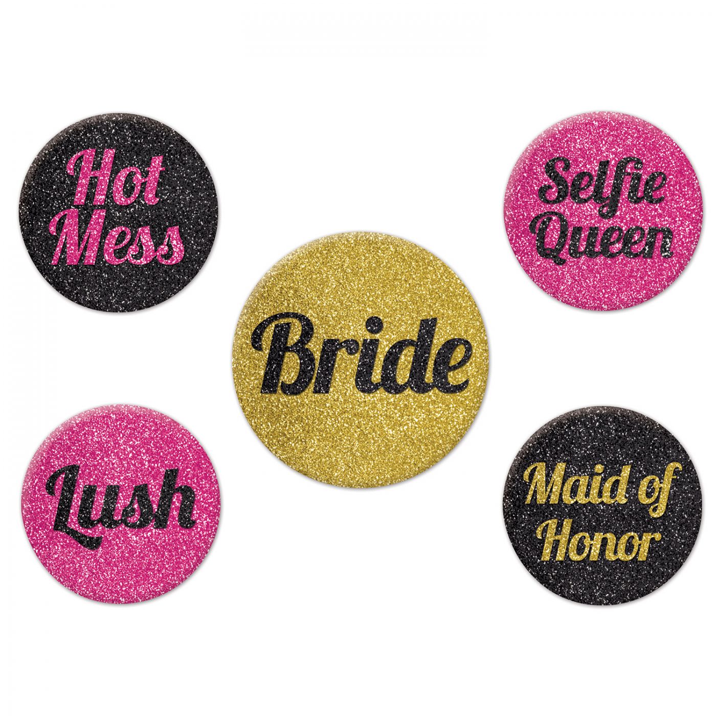 Team Bride Party Buttons image