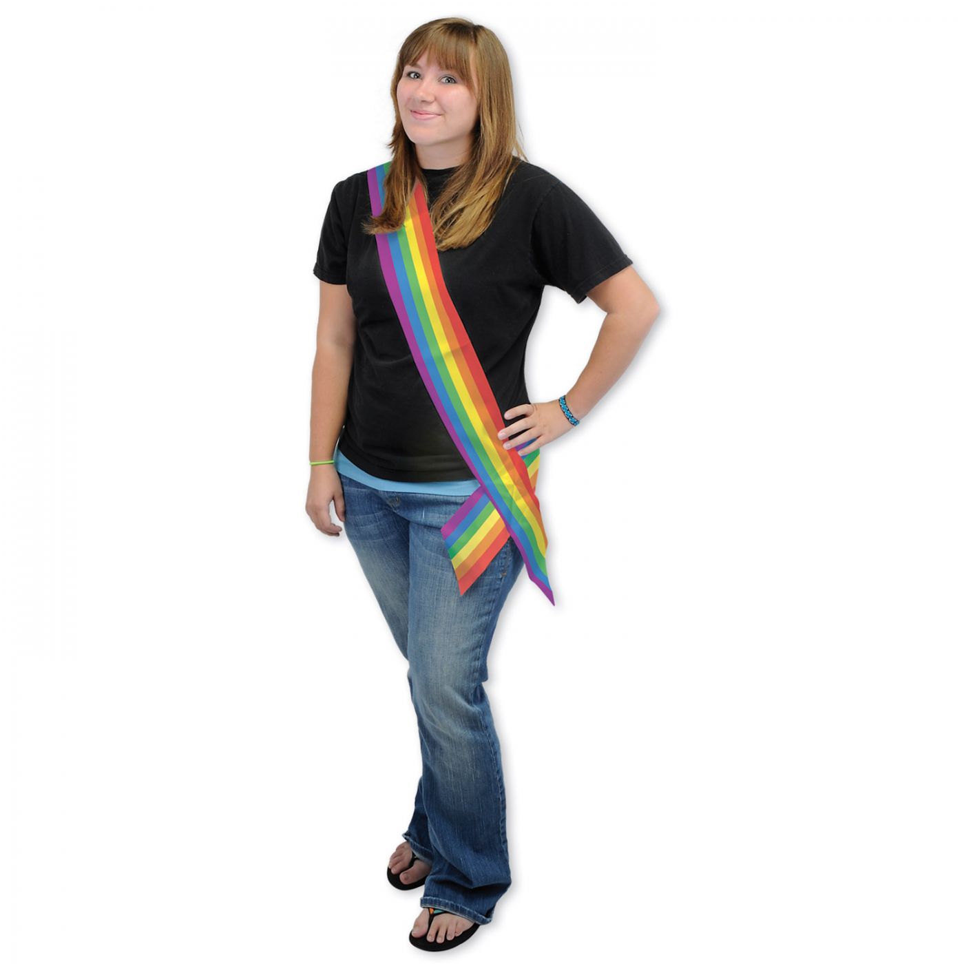 Rainbow Satin Sash (6) image