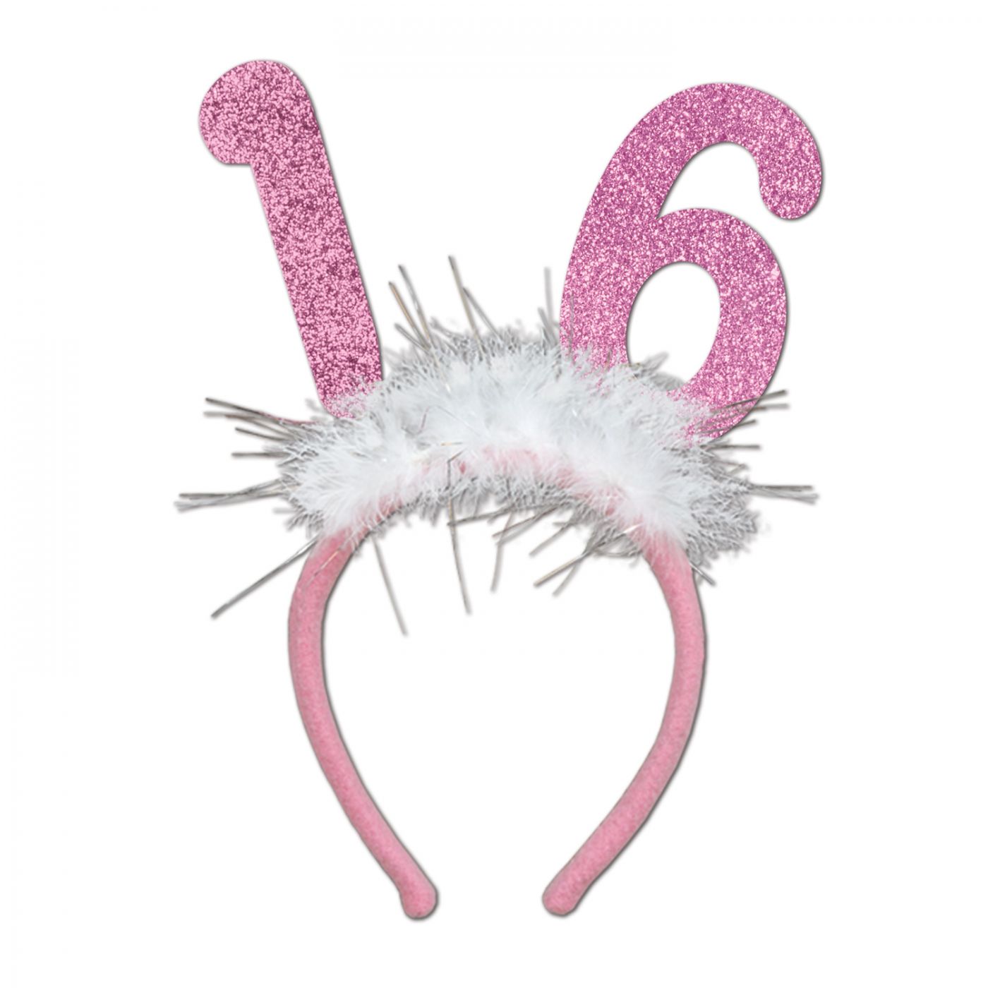 Image of  16  Glittered Boppers w/Marabou (12)