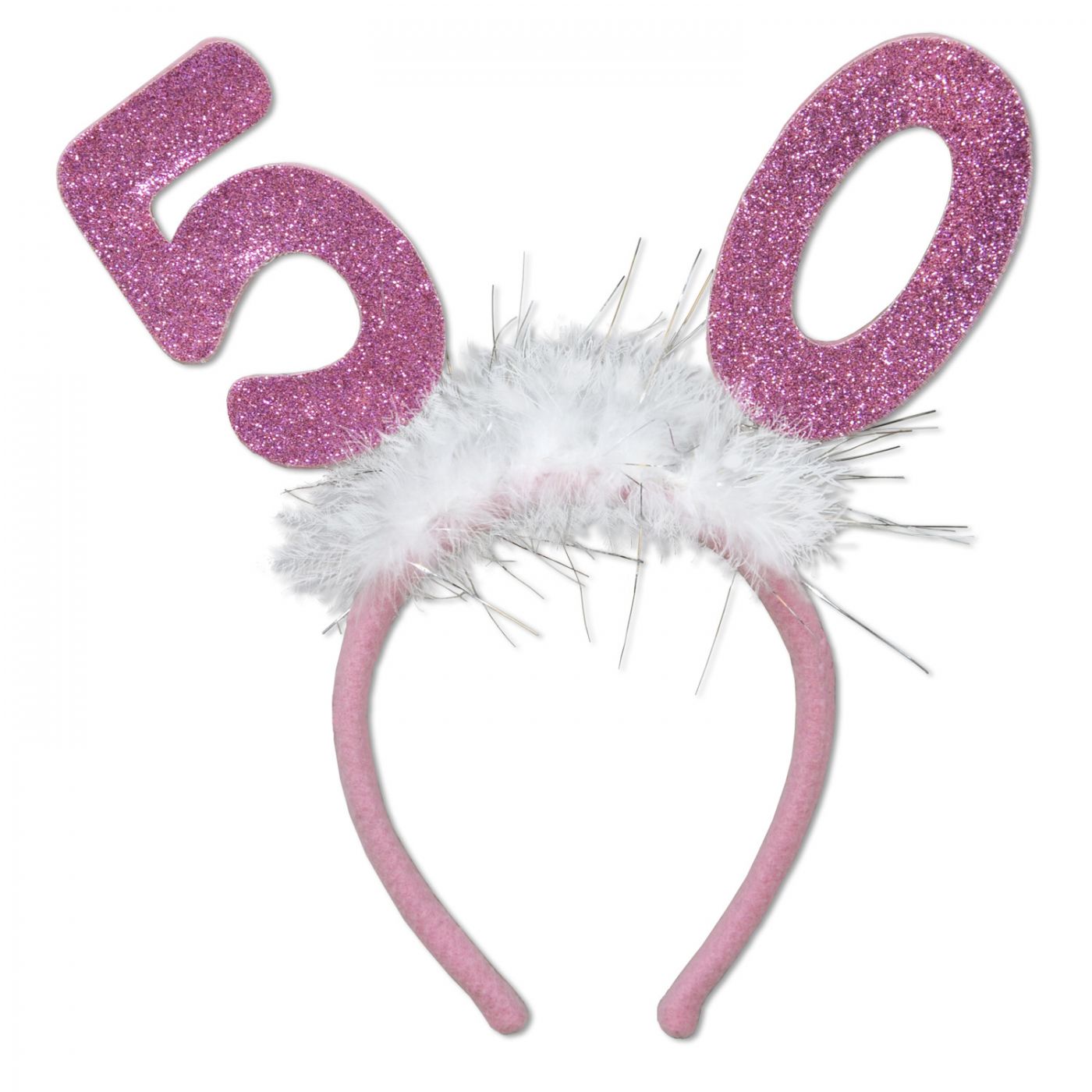  50  Glittered Boppers w/Marabou (12) image