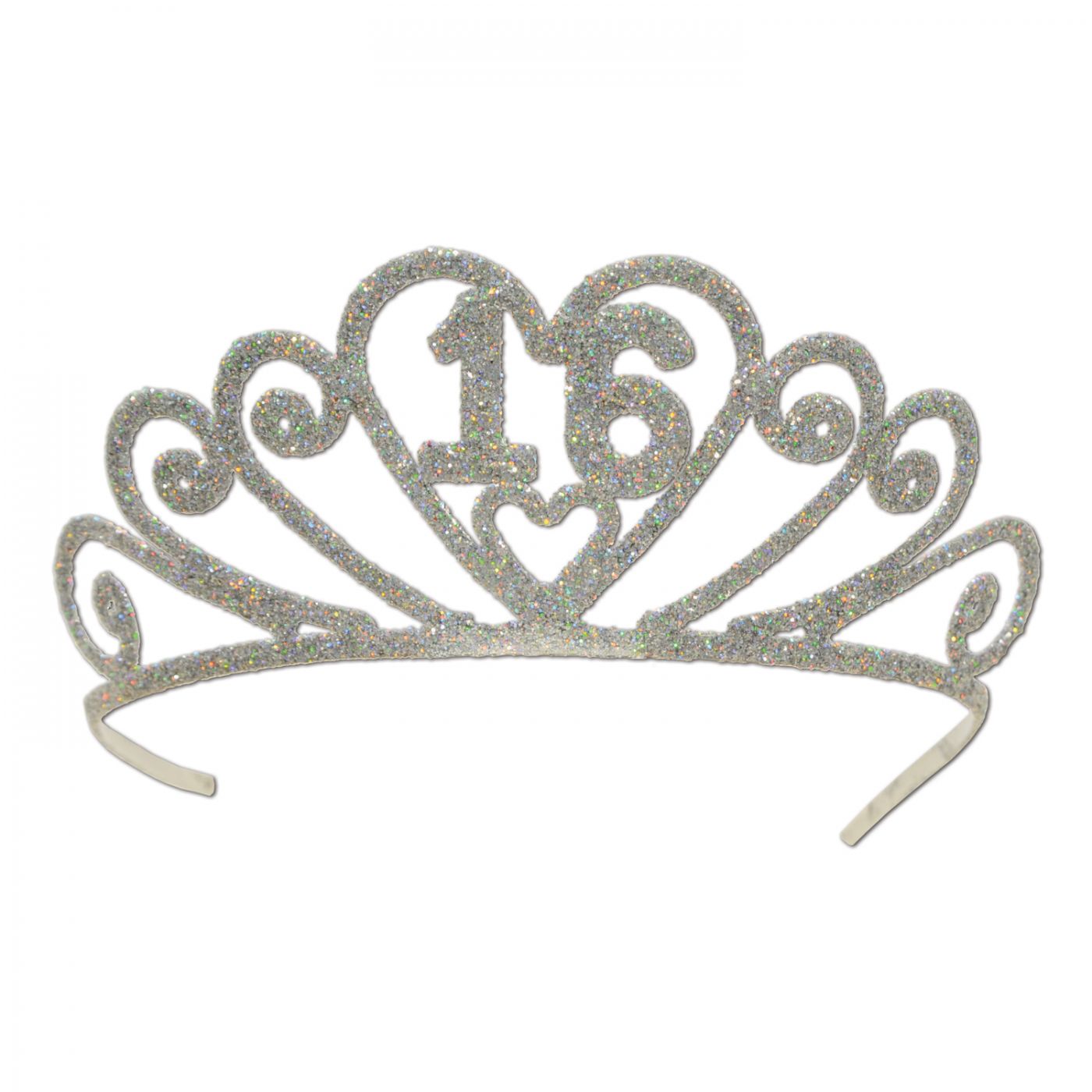 Glittered Metal  16  Tiara (6) image