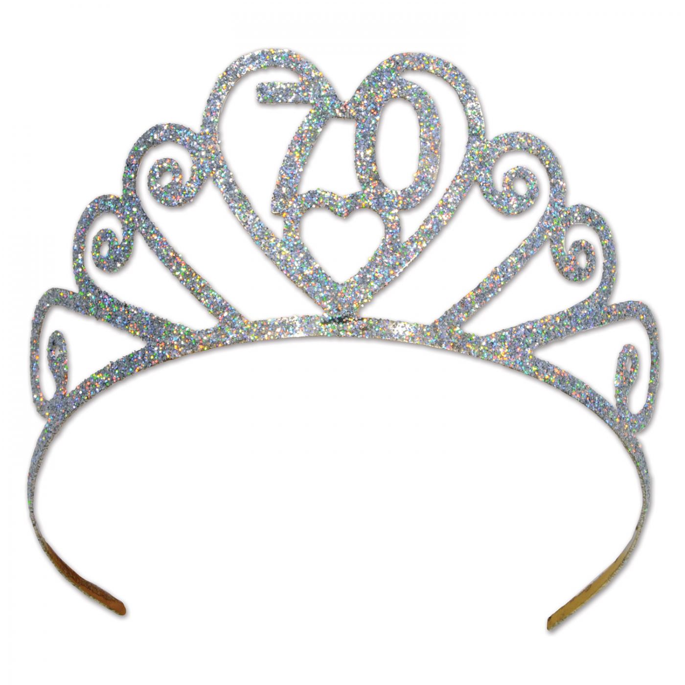 Glittered Metal  70  Tiara (6) image