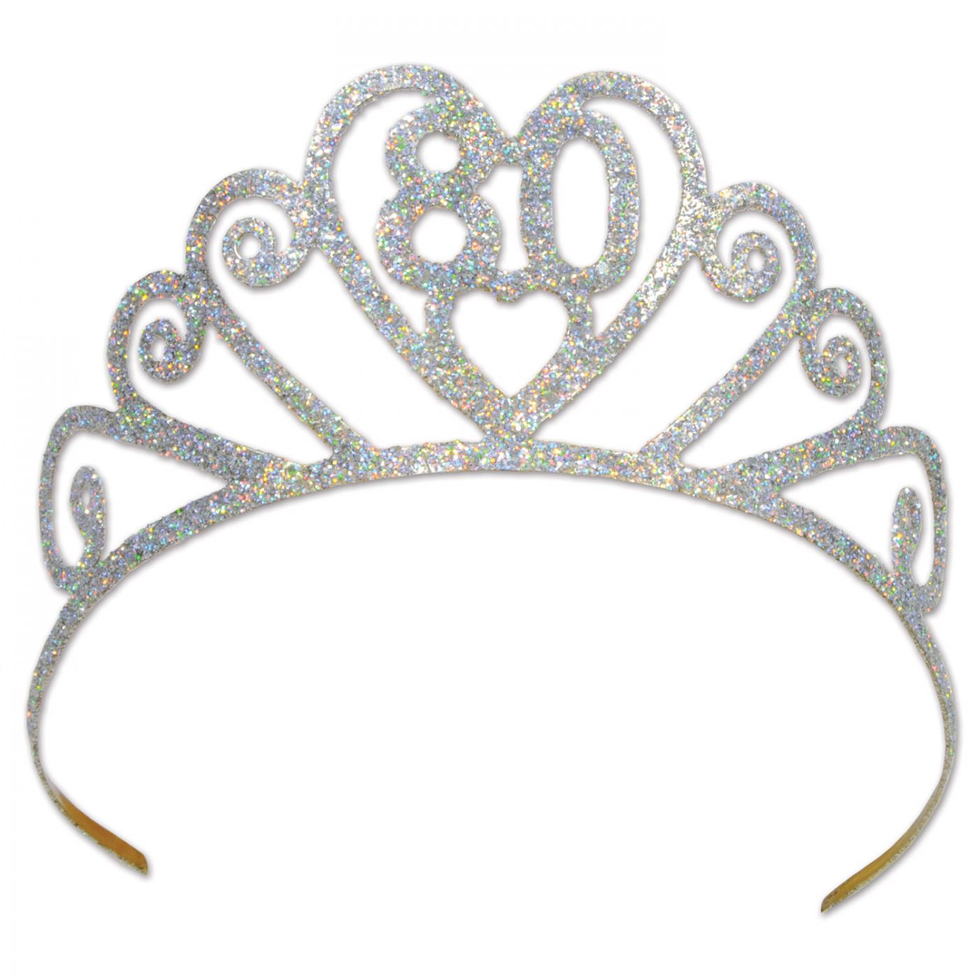 Glittered Metal  80  Tiara (6) image