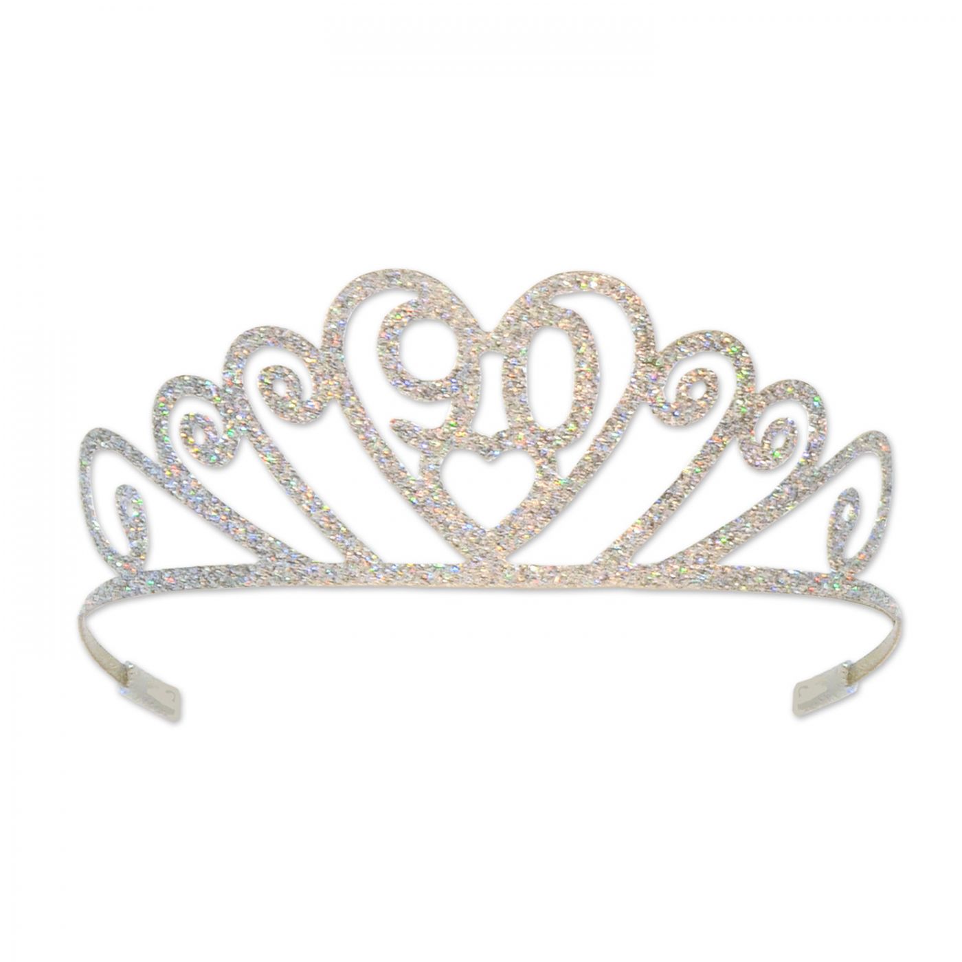 Glittered Metal  90  Tiara (6) image