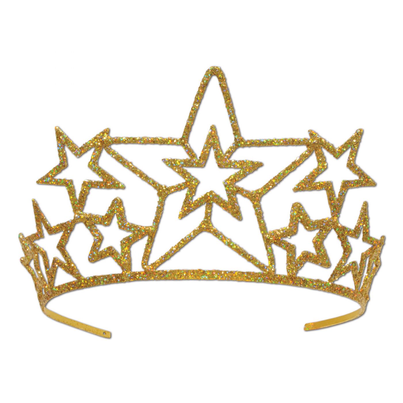 Glittered Metal Star Tiara (6) image