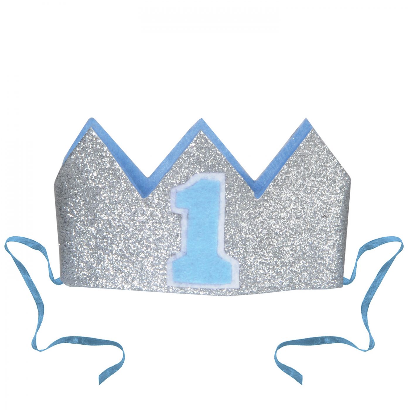 Glittered Baby's 1st Birthday Crown (12) image