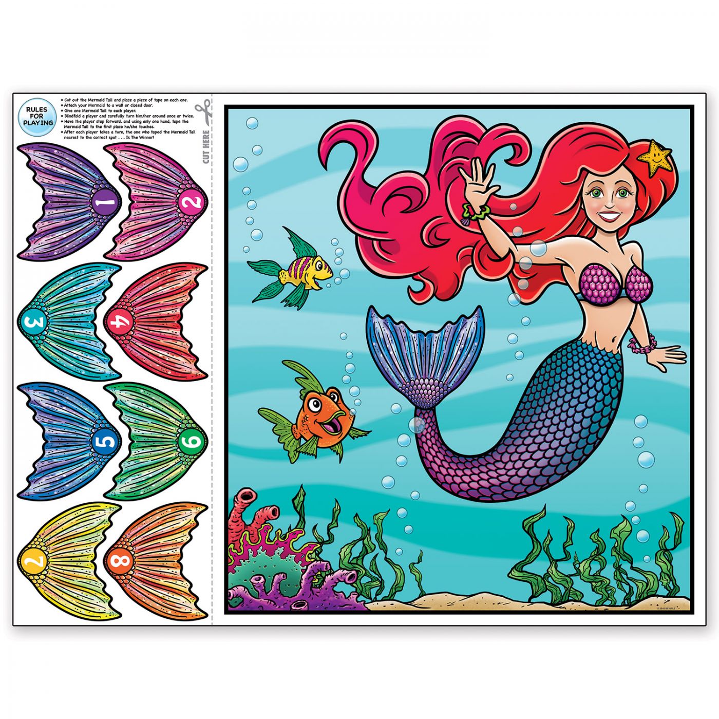Pin The Tail On The Mermaid Game (24) image