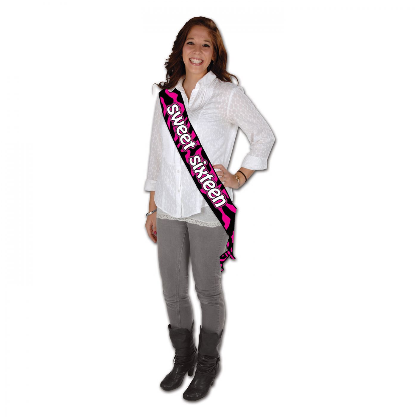 Sweet Sixteen Satin Sash (6) image