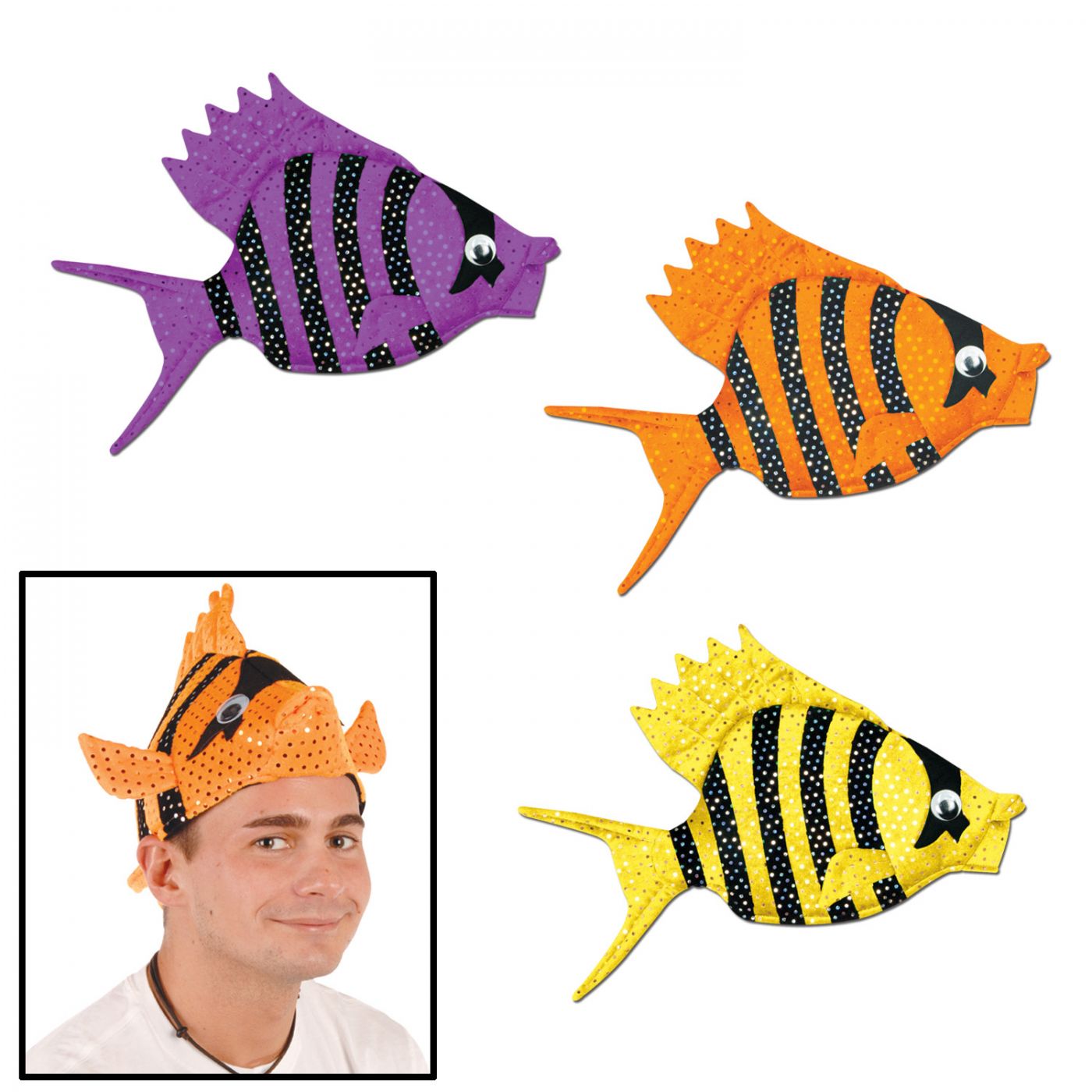 Plush Luau Fish Hats (6) image