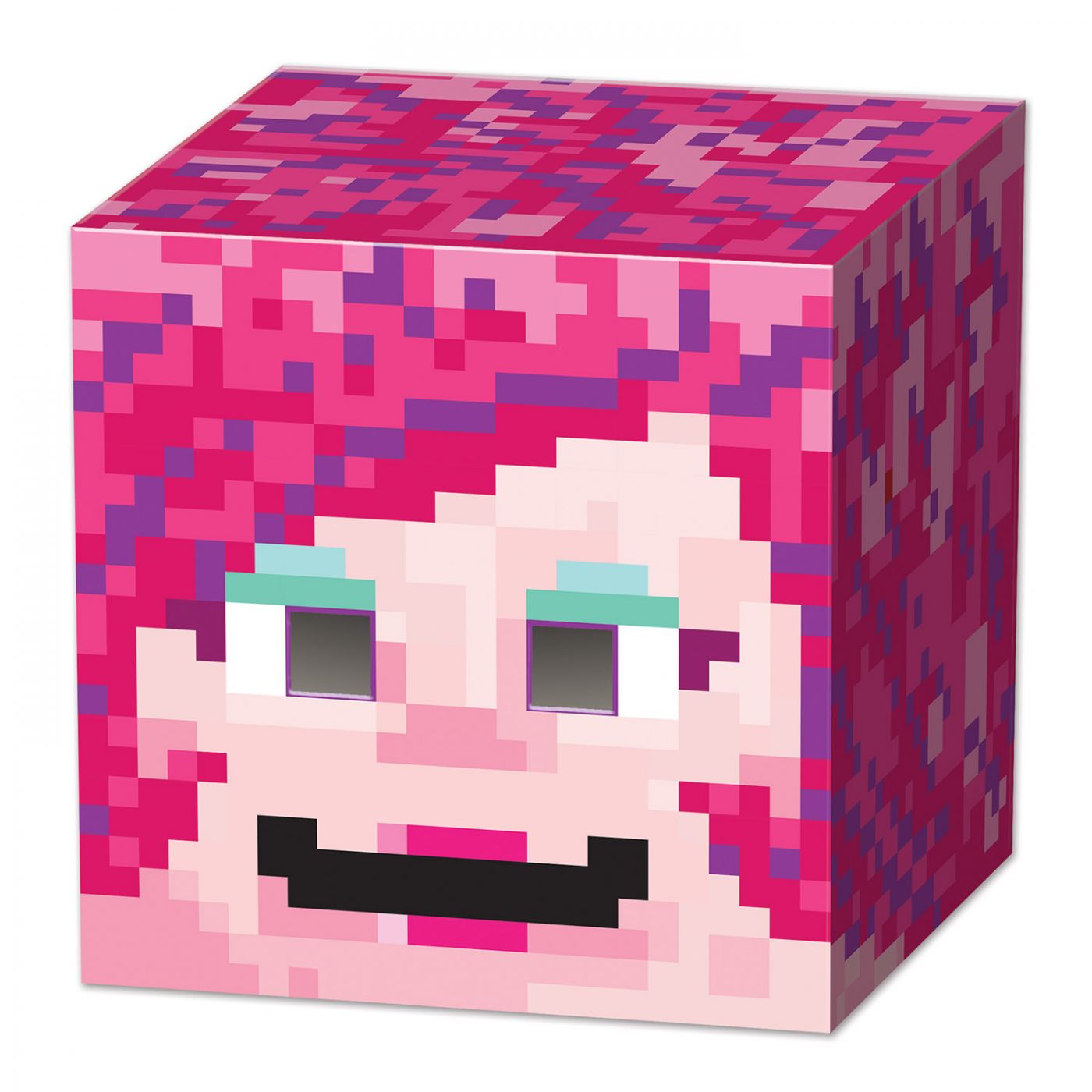 Gamer Girl 8-Bit Box Head (6) image