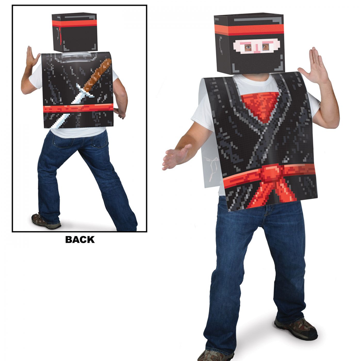 Plastic 8-Bit Ninja Vest image