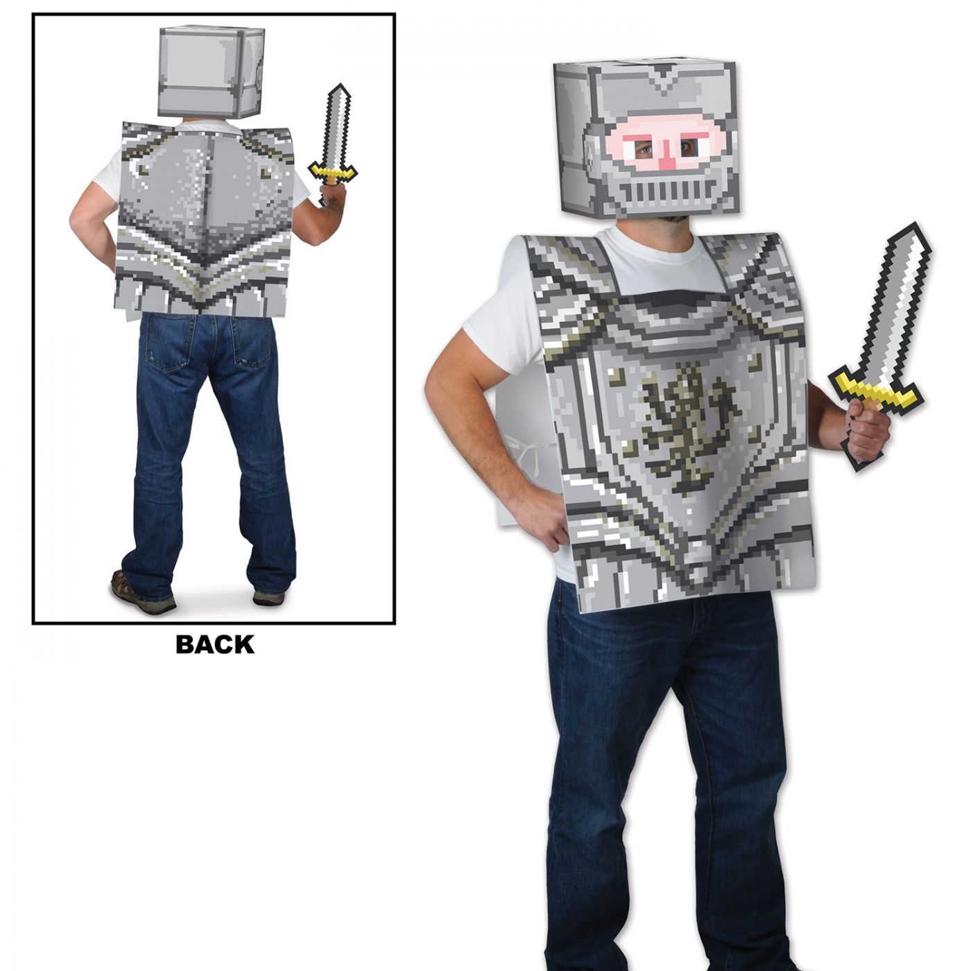 Plastic 8-Bit Knight Vest (12) image