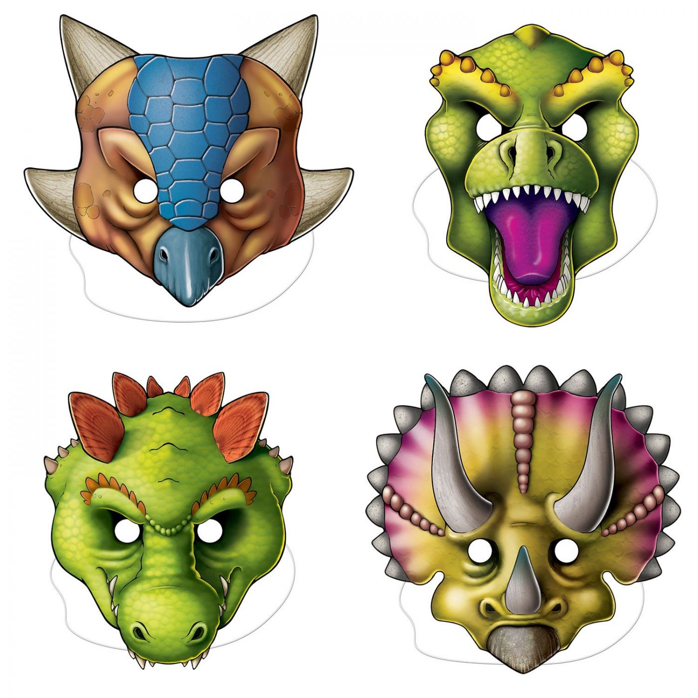 Dinosaur Masks (12) image