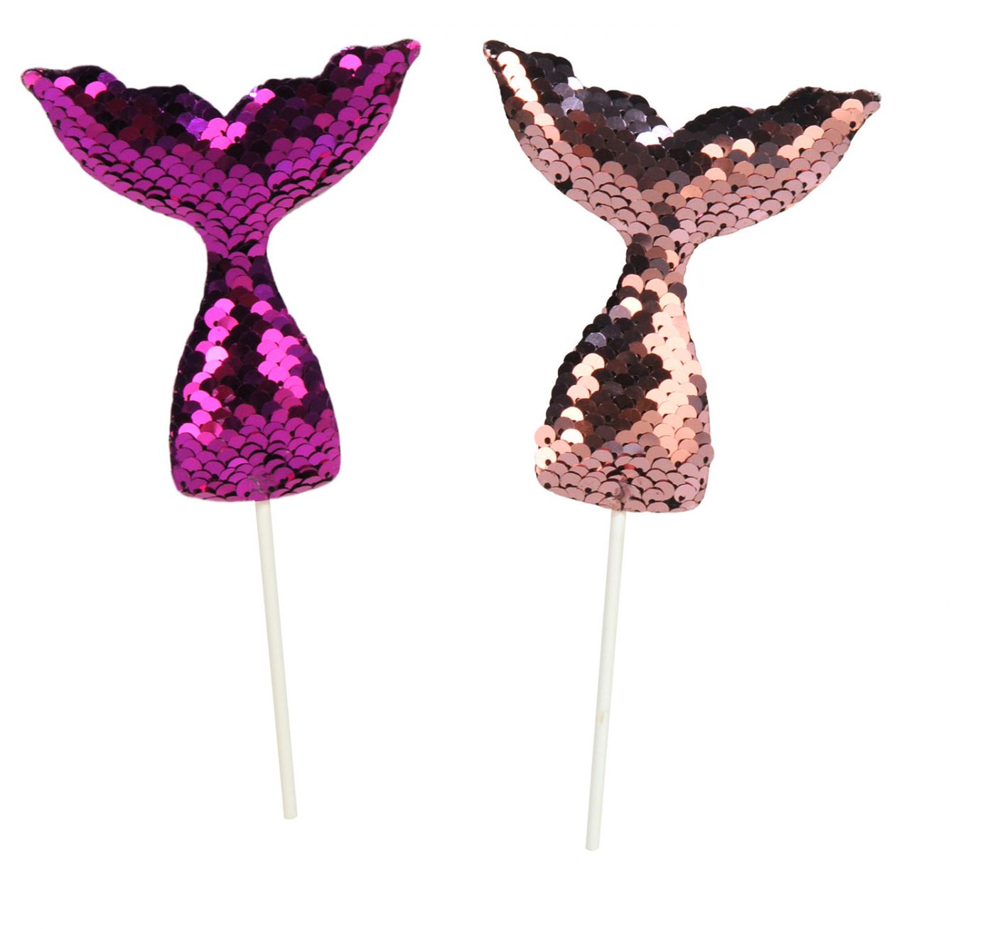 Sequined Mermaid Tail Picks (12) image