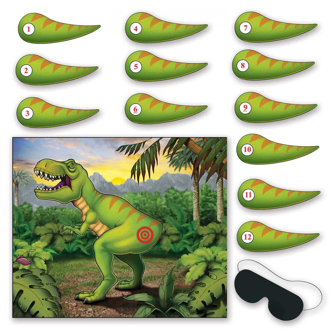 Pin The Tail On The Dinosaur Game (24) image