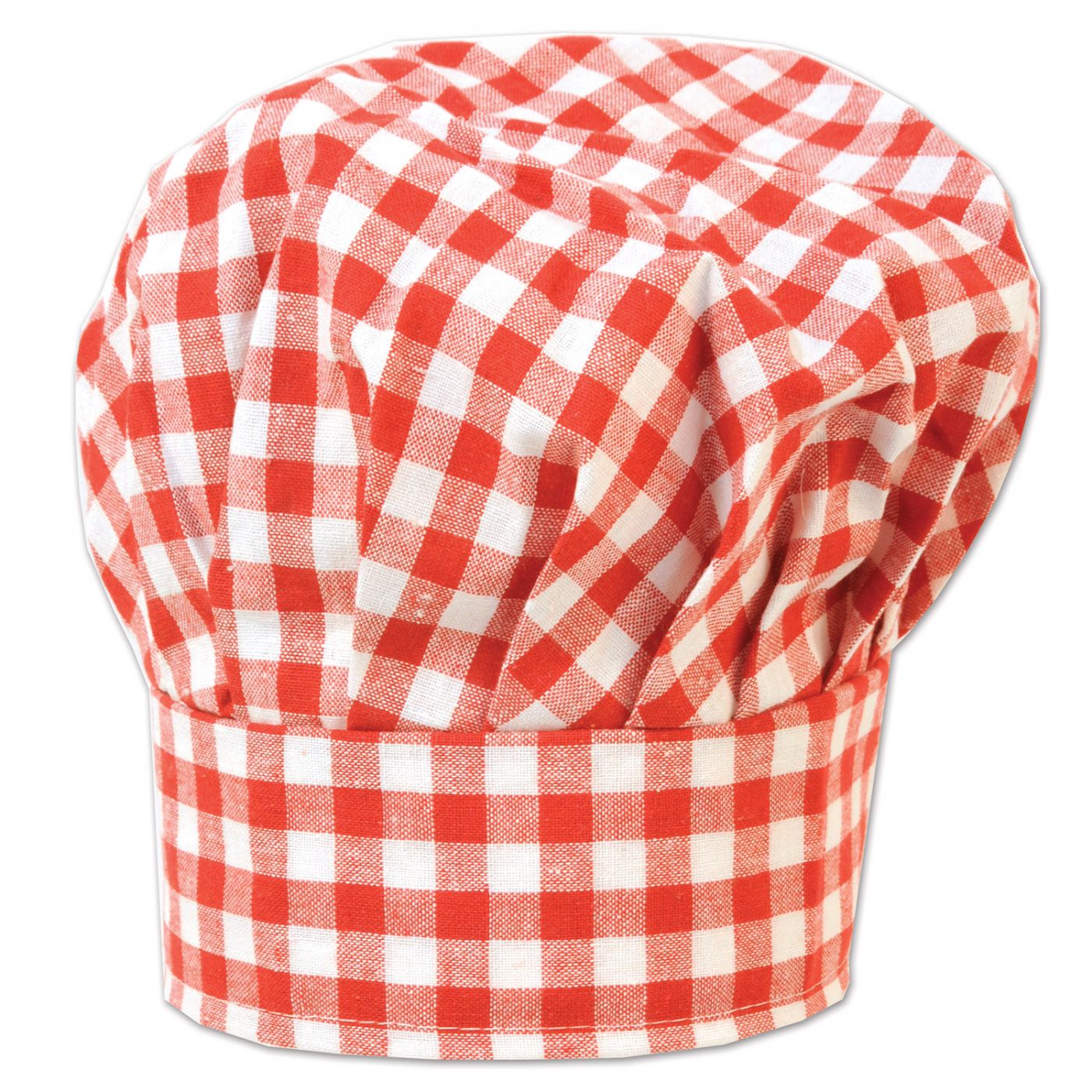 Gingham Fabric Chef's Hat image