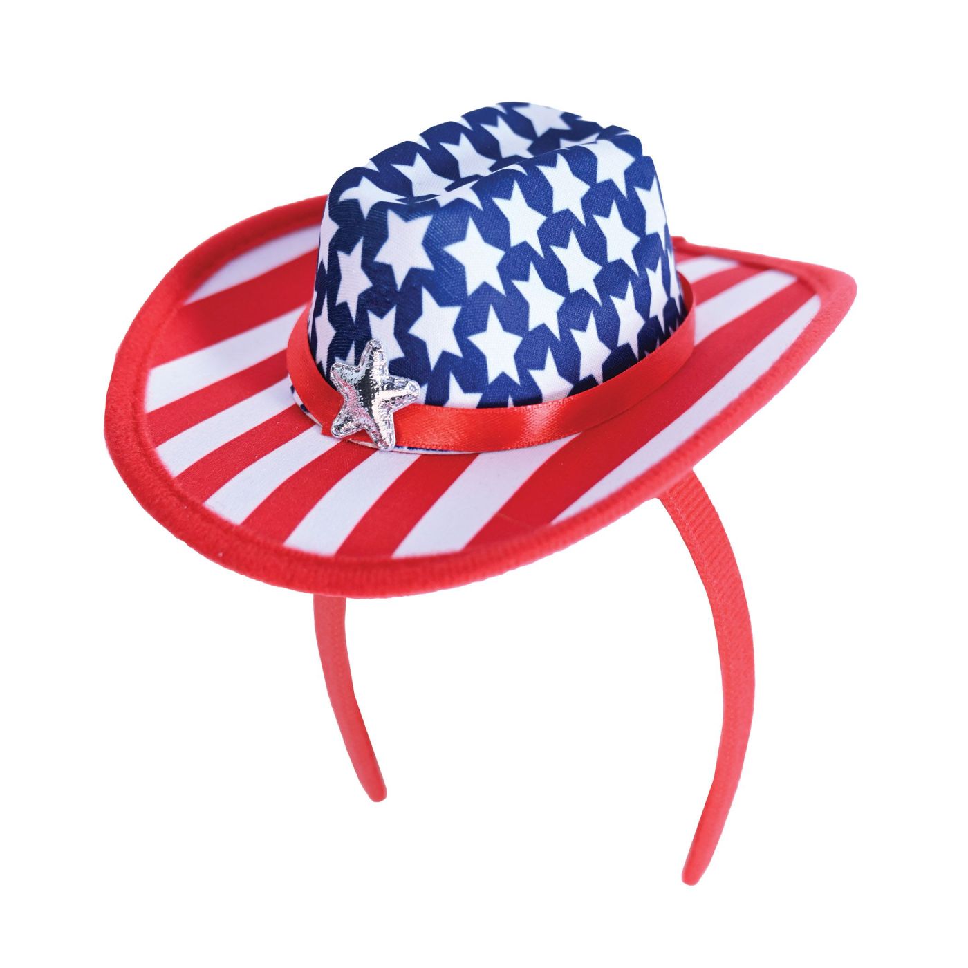 Patriotic Cowboy Hat Headband (12) image