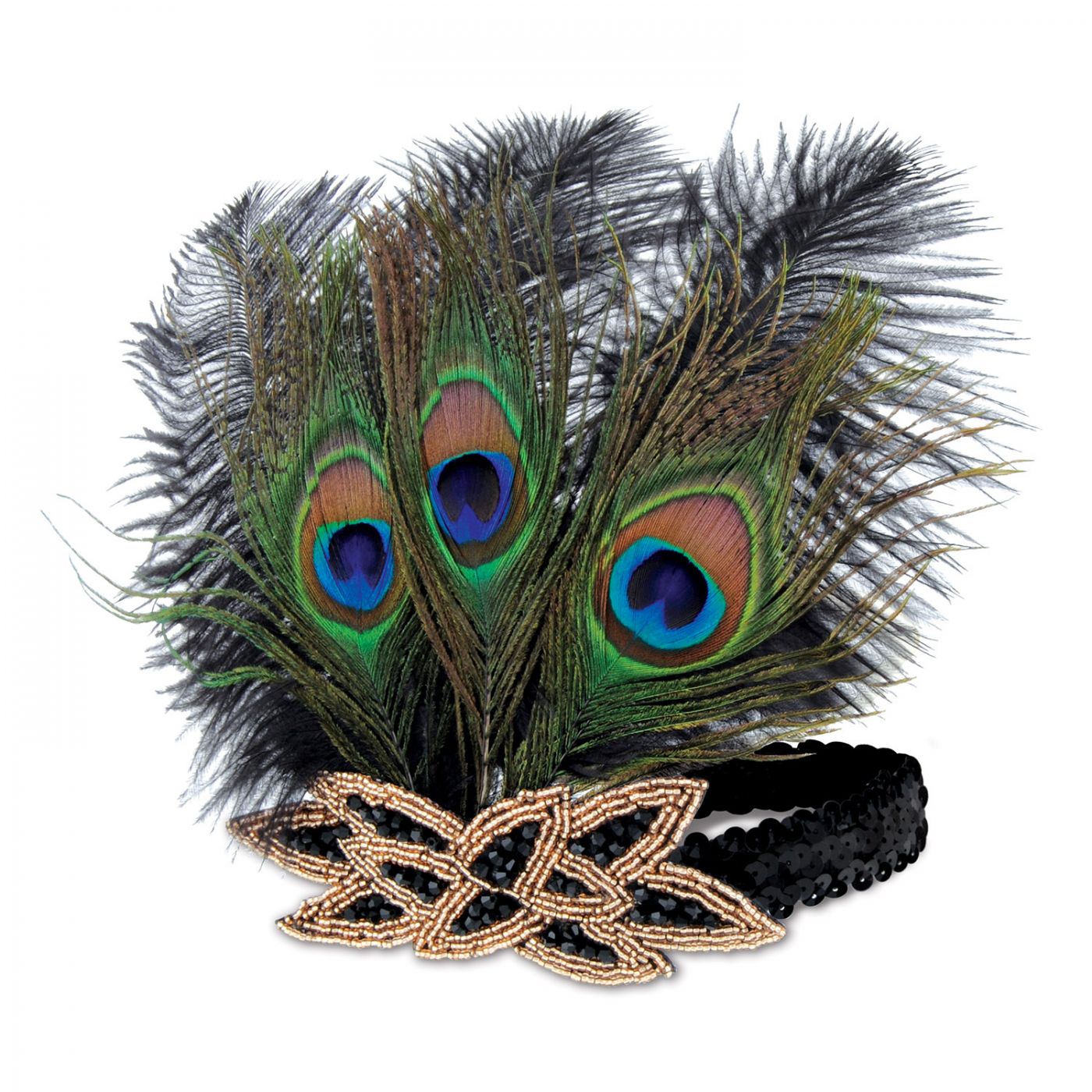 Flapper Peacock Headband (12) image