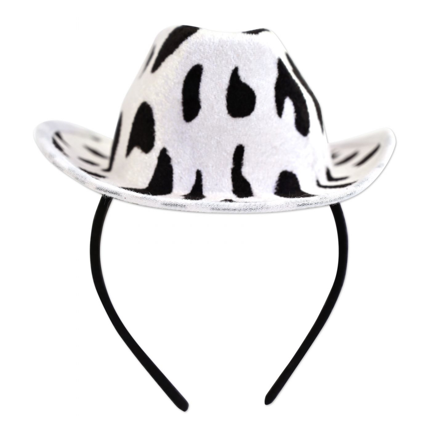 Cow Print Cowboy Hat Headband (12) image