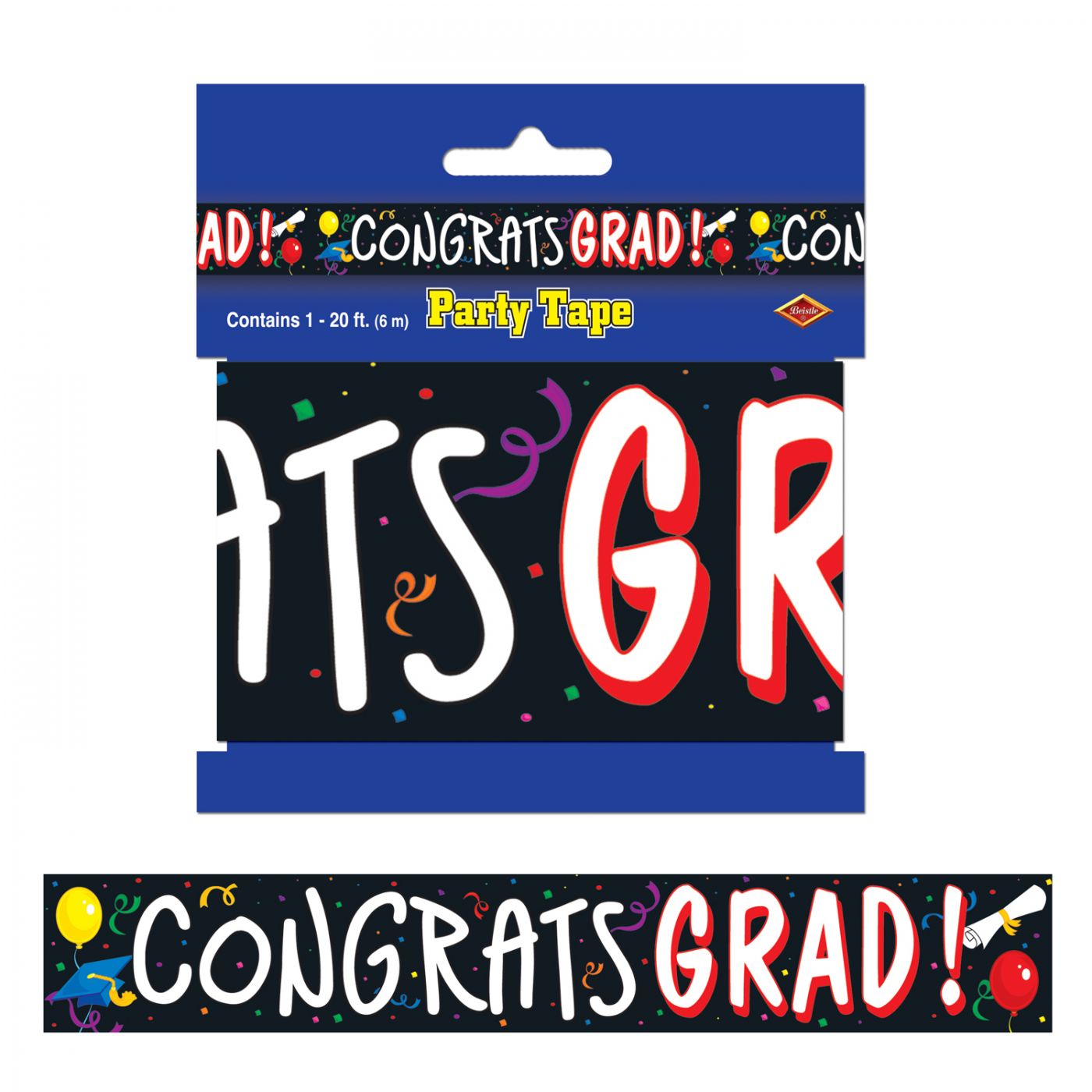 Congrats Grad Party Tape image