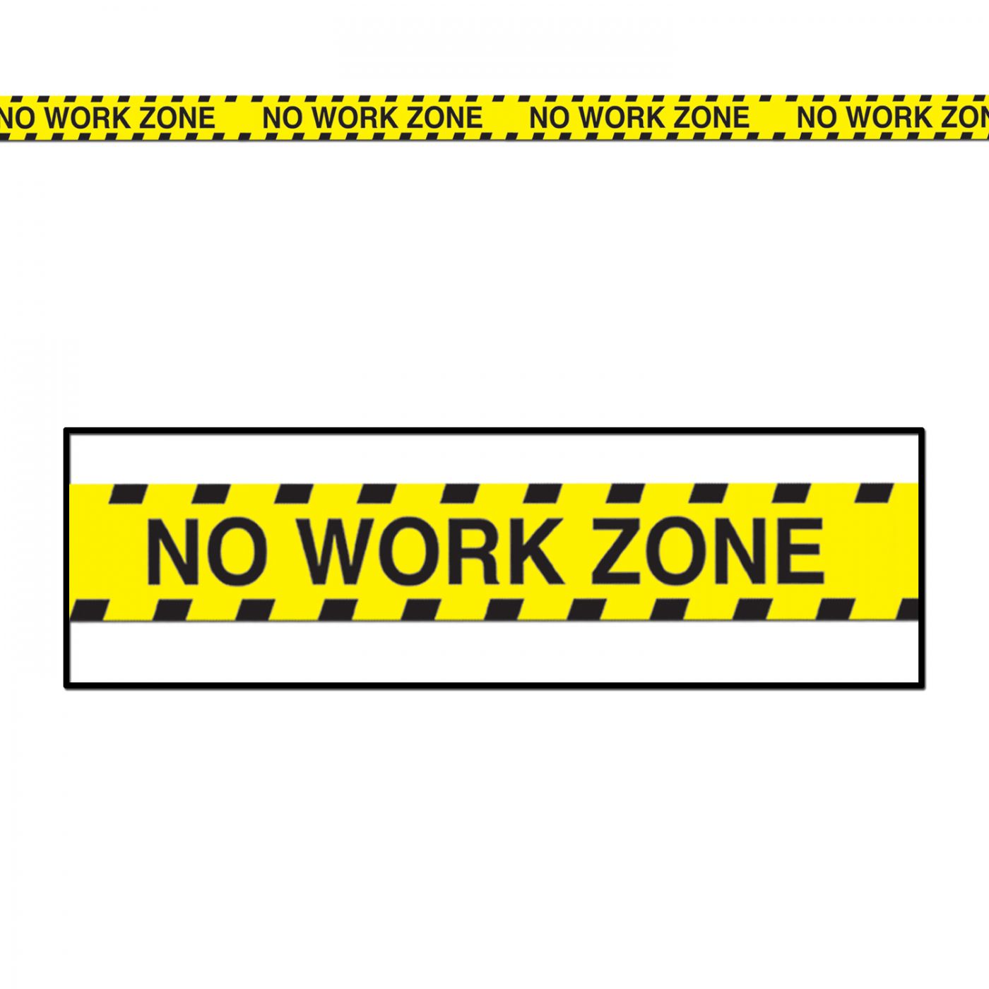 No Work Zone Party Tape image