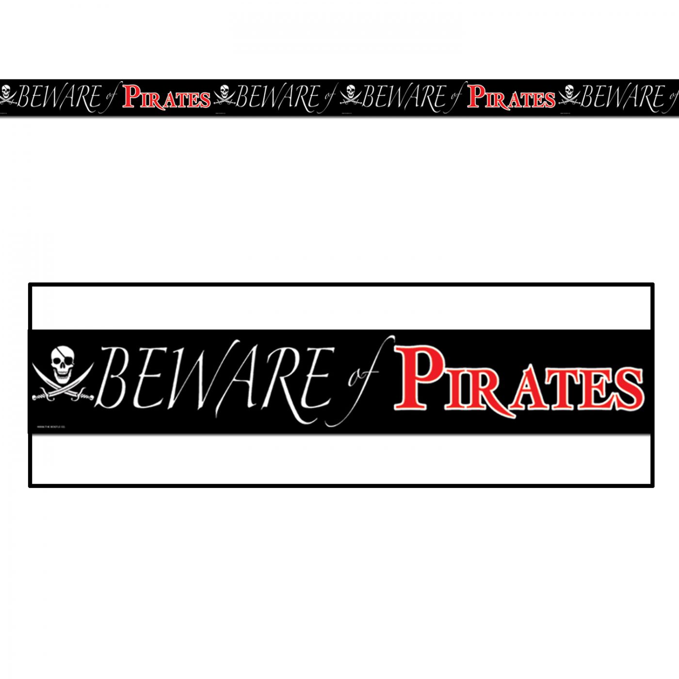 Beware Of Pirates Party Tape image