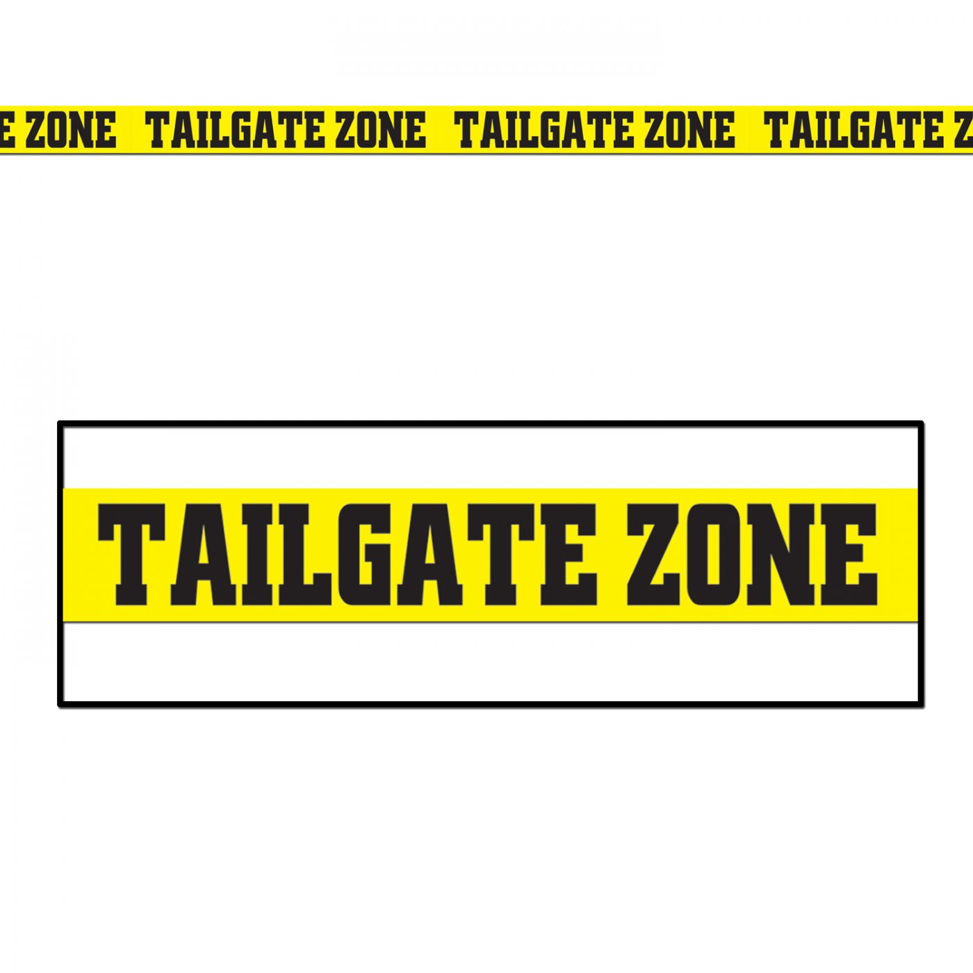 Tailgate Zone Party Tape image