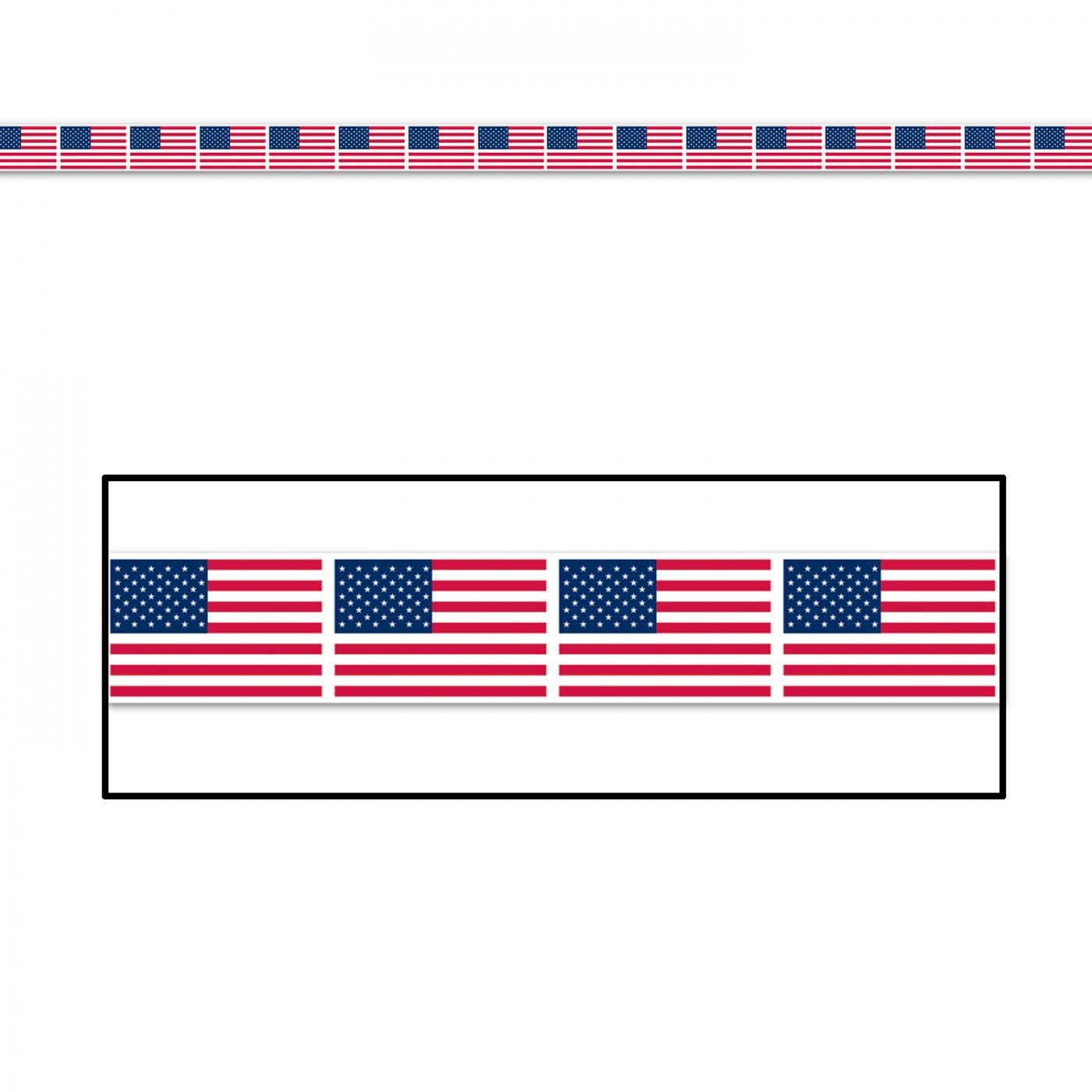 American Flag Party Tape (12) image