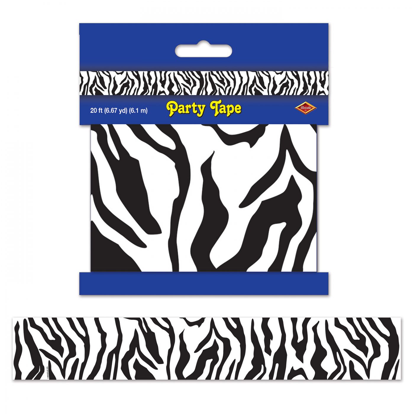 Zebra Print Party Tape (12) image