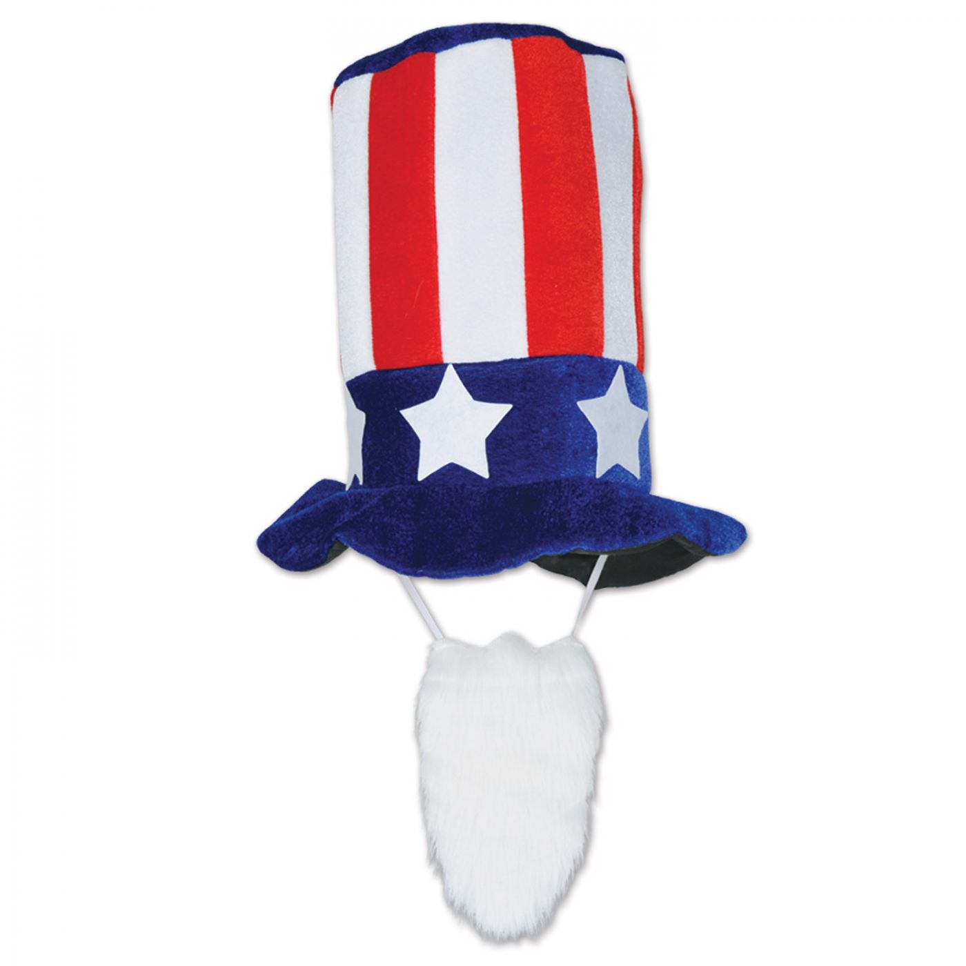 Plush Patriotic Hat w/Beard (6) image