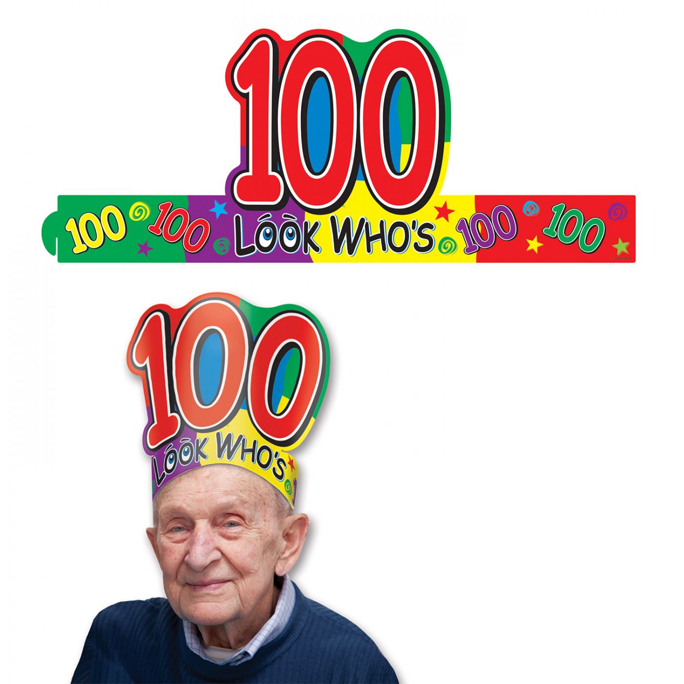 Look Who's  100  Headband (24) image