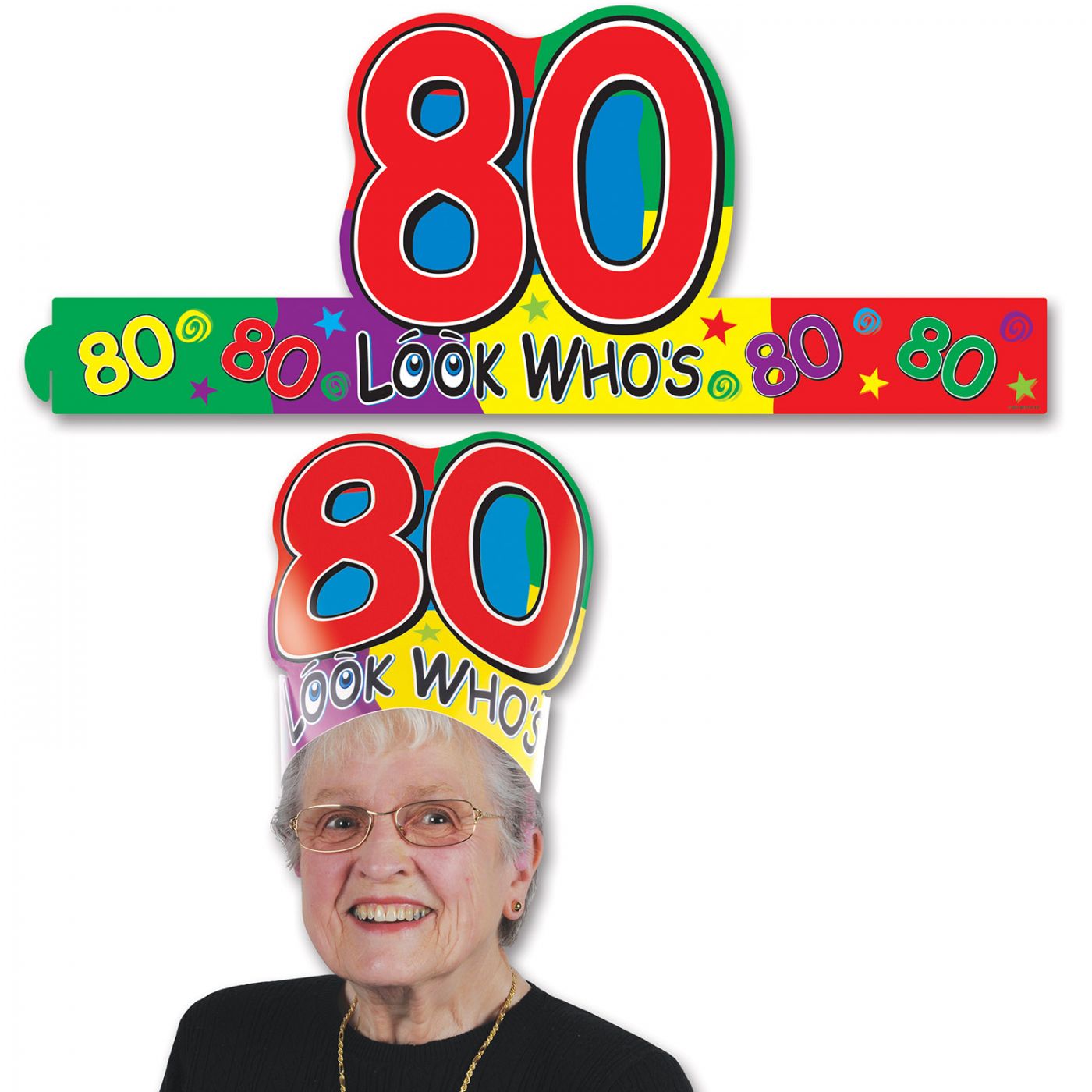 Look Who's  80  Headband (24) image