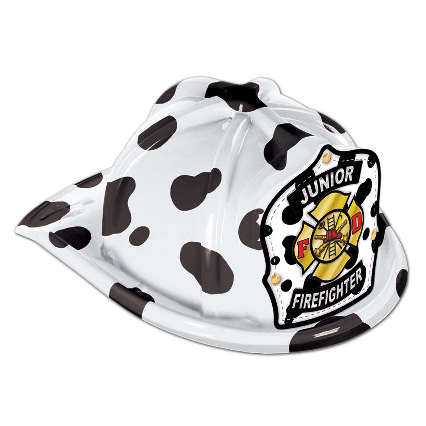 Dalmatian Plastic Jr Firefighter Hat (48) image