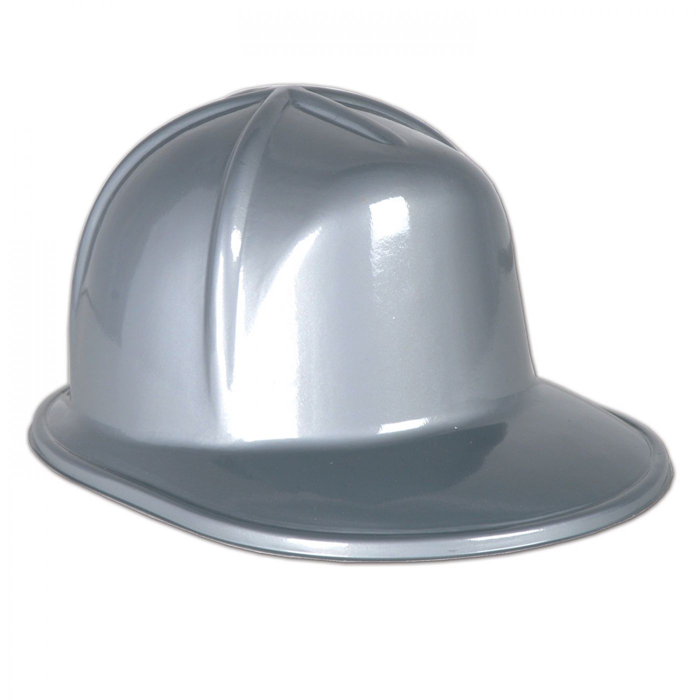 Silver Plastic Construction Helmet (48) image