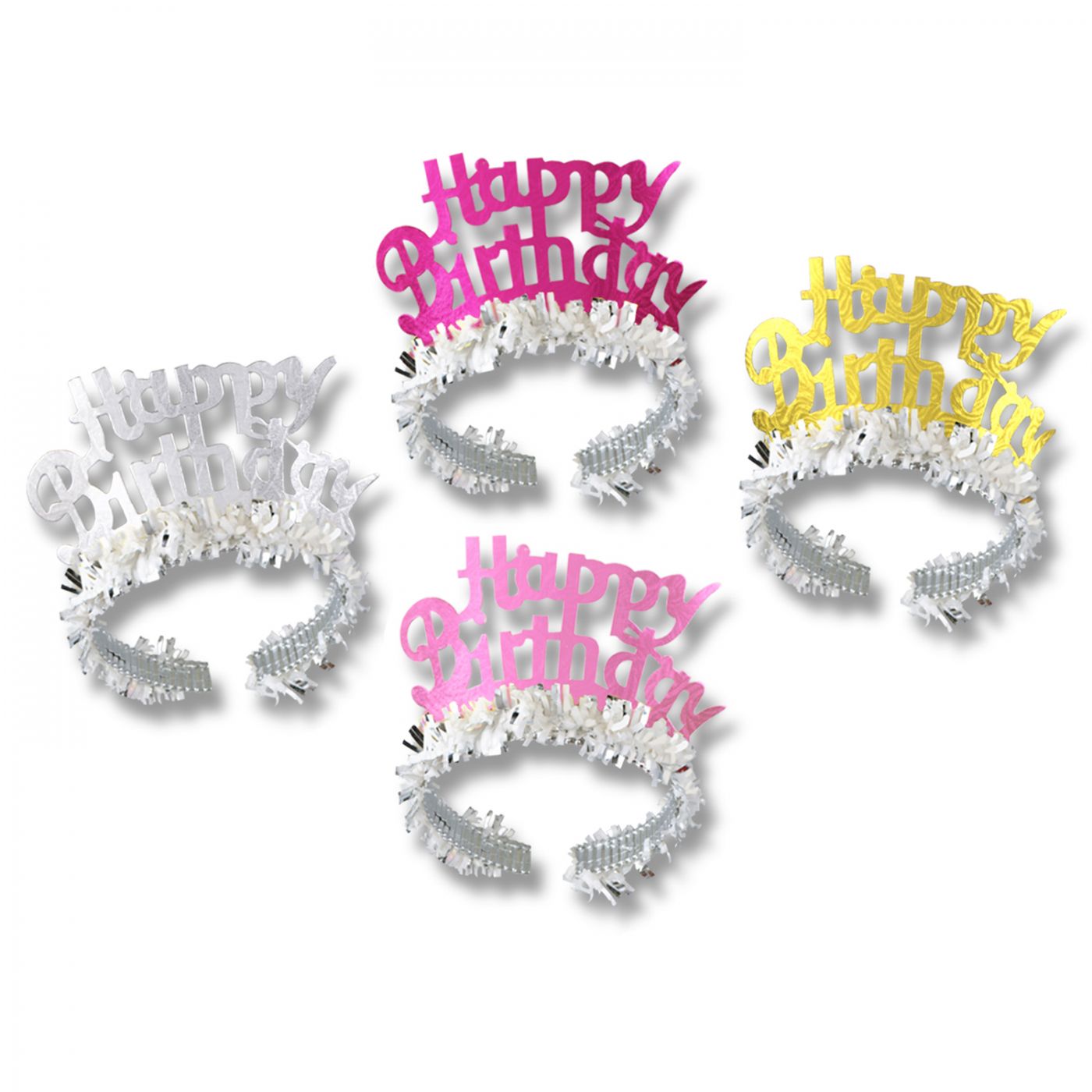 Happy Birthday Tiaras w/Fringe (72) image