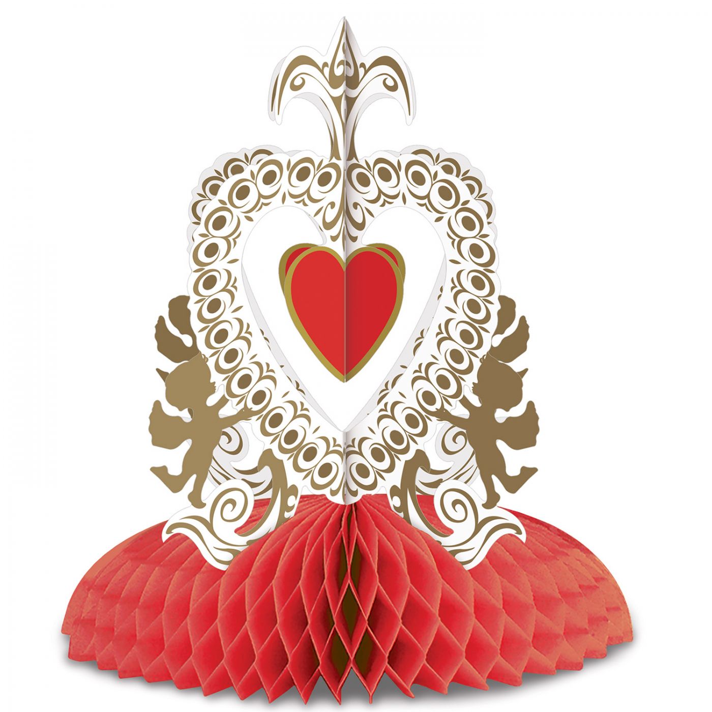 Vintage Valentine Cupid's Heart Ctrpc image