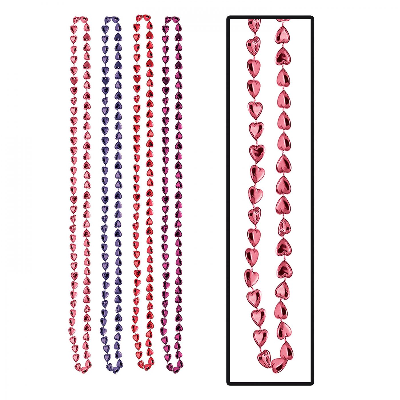 Candy Heart Beads (12) image