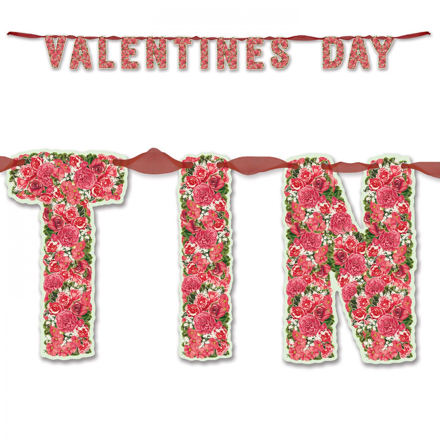 Ribboned Valentine's Day Streamer (12) image