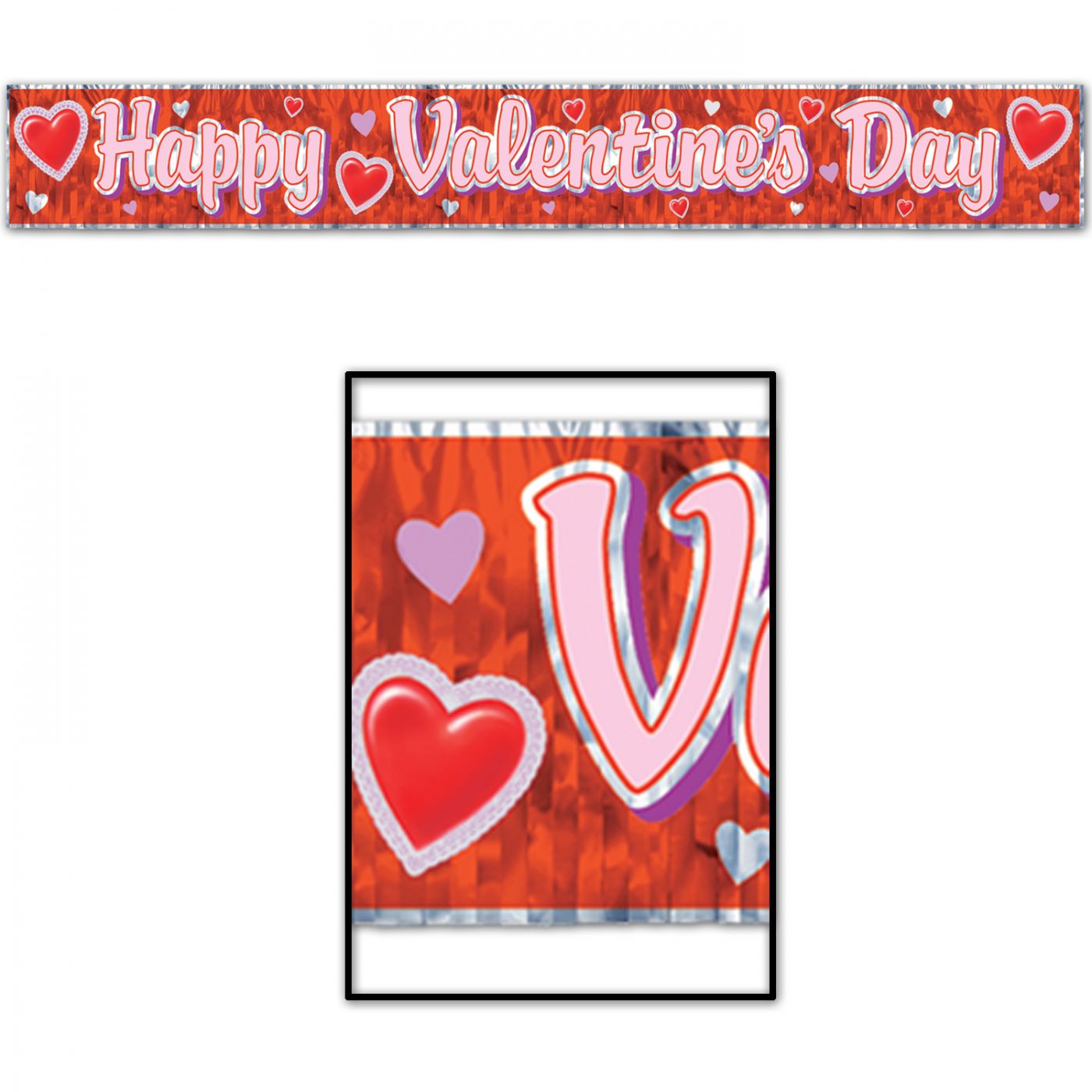 Met Happy Valentine's Day Fringe Banner (12) image