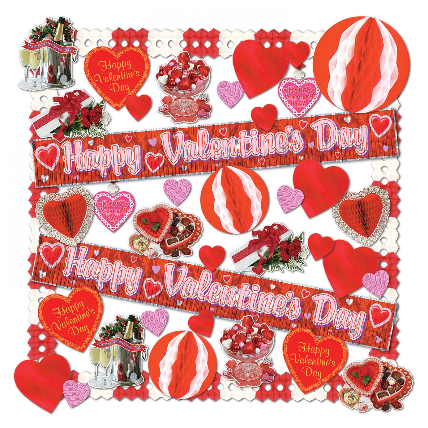 Valentine Decorating Kit - 40 Pcs (1) image