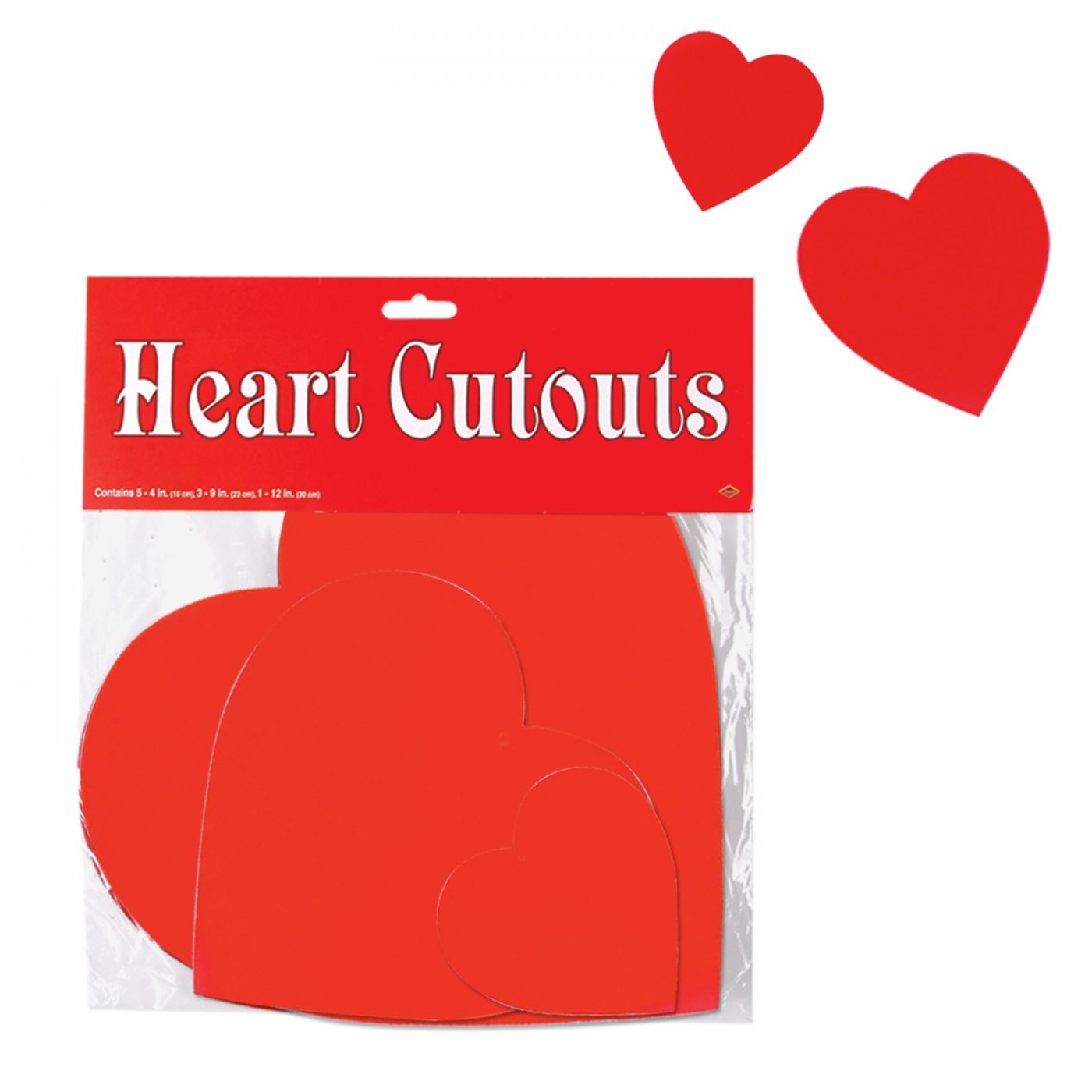 Pkgd Printed Heart Cutouts (24) image