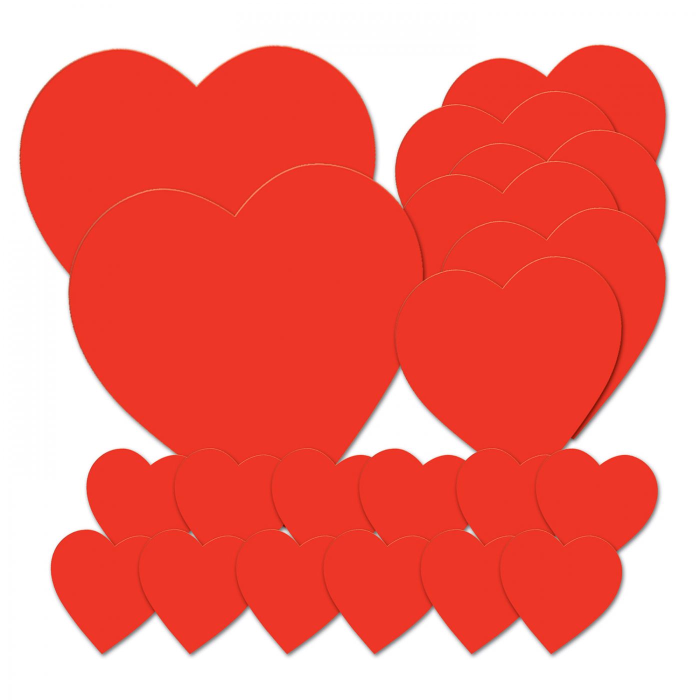 Pkgd Printed Heart Cutouts (12) image