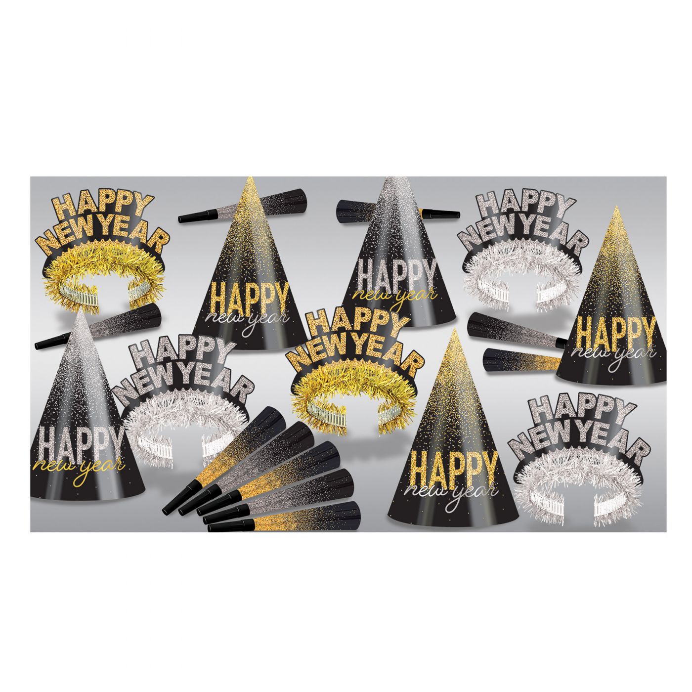 Silver & Gold Midnight Burst Assortment for 10 (1) image