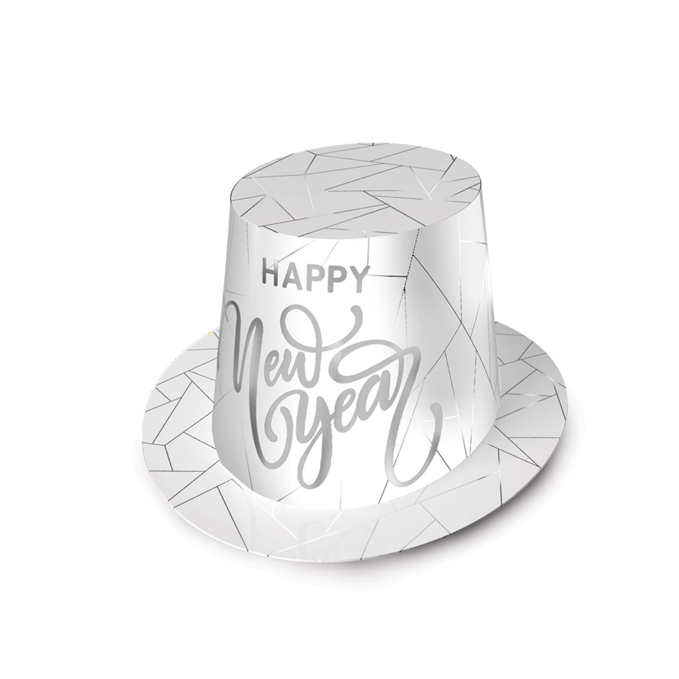 White New Year Silver Hi-Hat (25) image