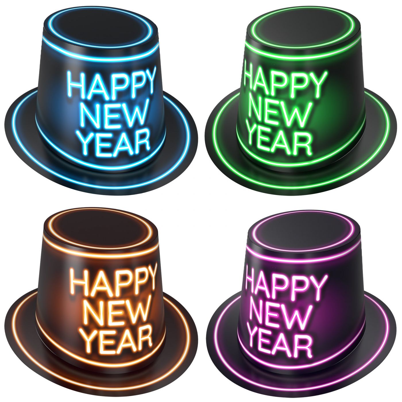 Glowing New Year Hi-Hats (25) image