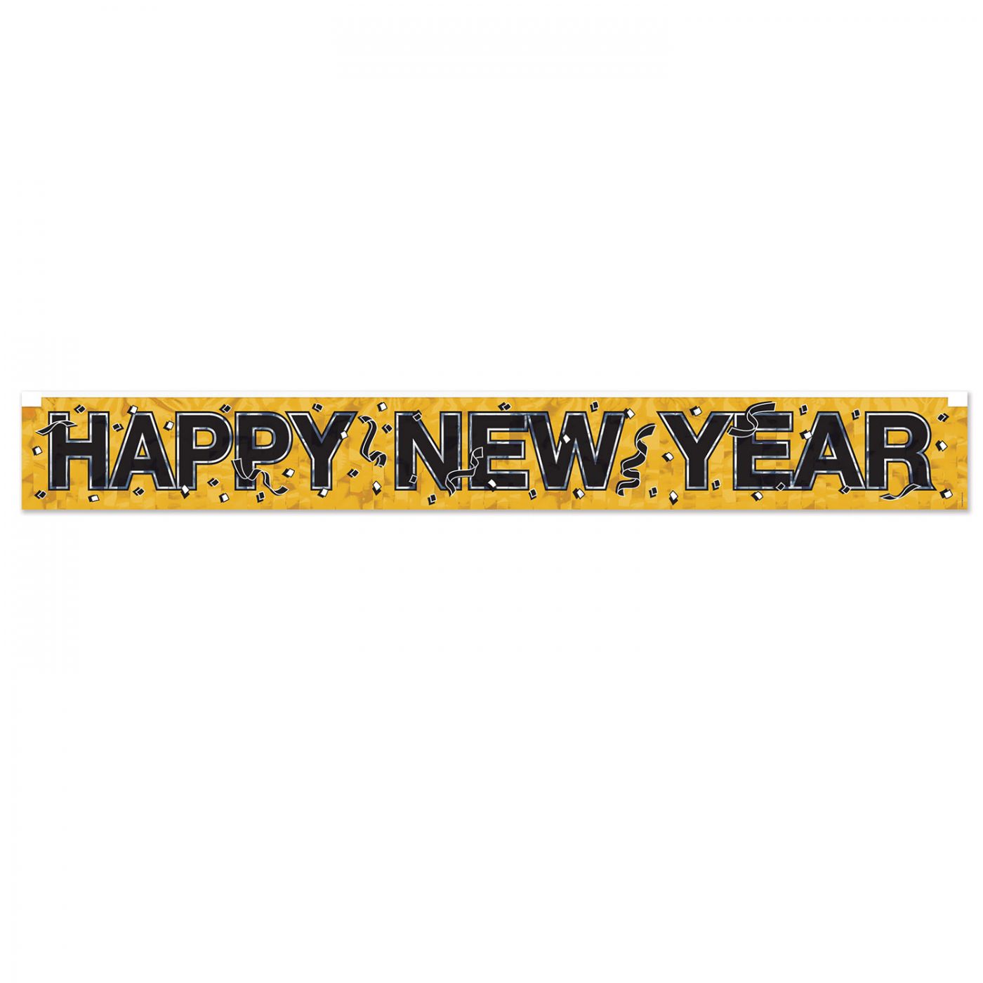 Metallic Happy New Year Fringe Banner (12) image