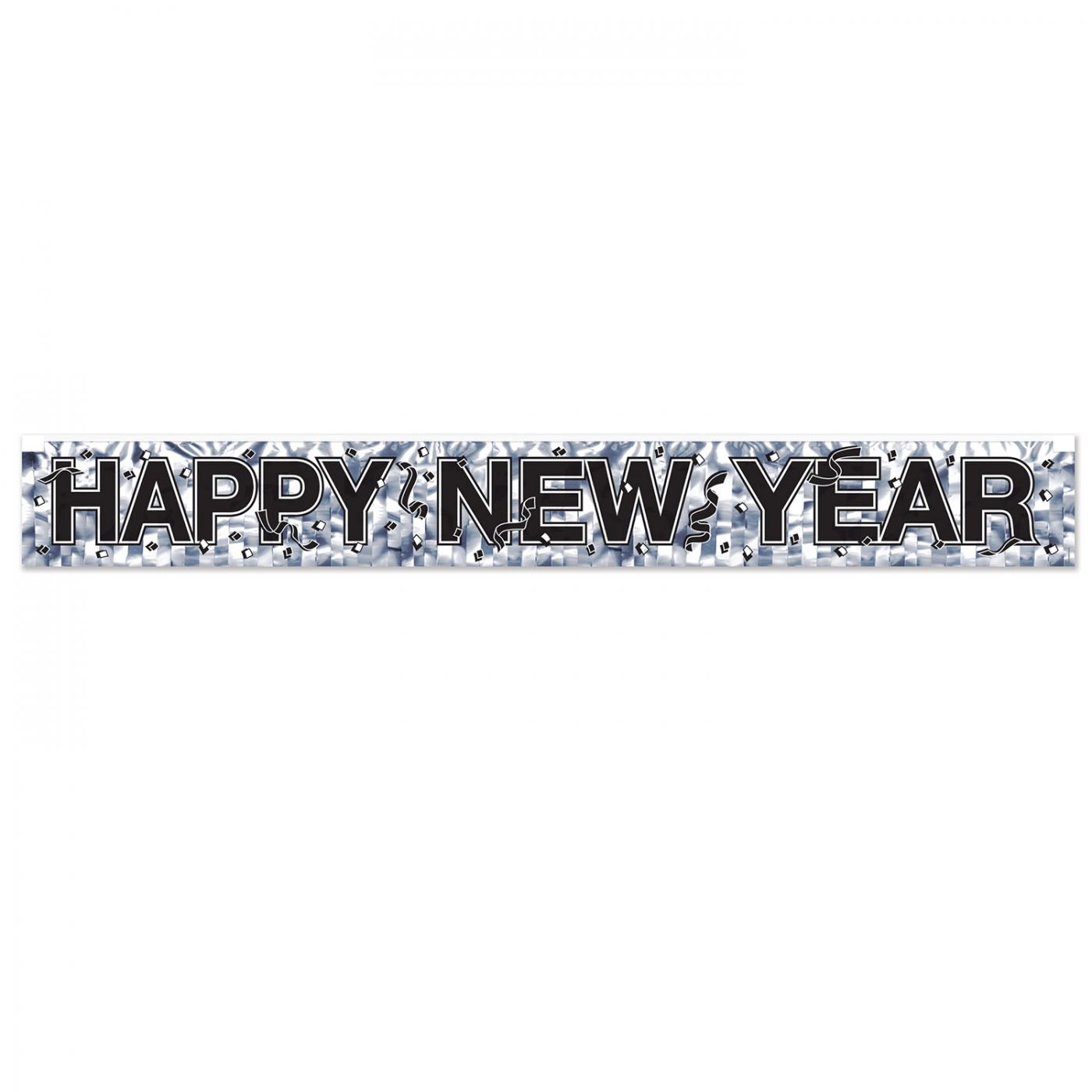 Metallic Happy New Year Fringe Banner (12) image